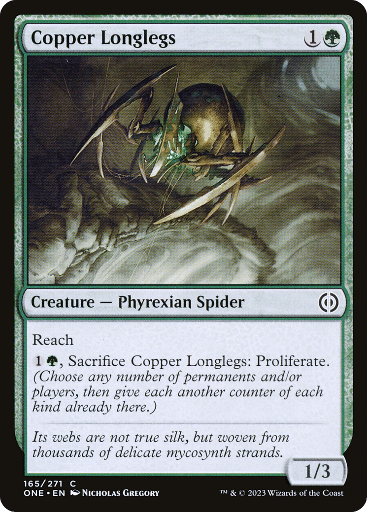 Copper Longlegs — Phyrexia: All Will Be One — Magic: The Gathering