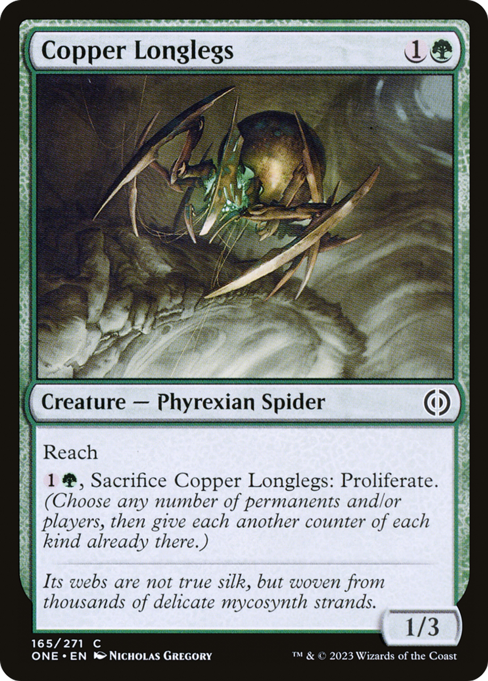 Faucheux de cuivre — Phyrexia: All Will Be One — Magic: The Gathering