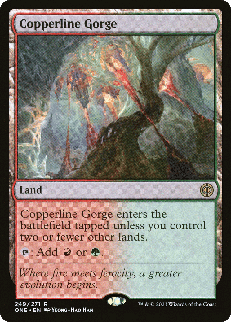 Copperline Gorge — Phyrexia: All Will Be One — Magic: The Gathering