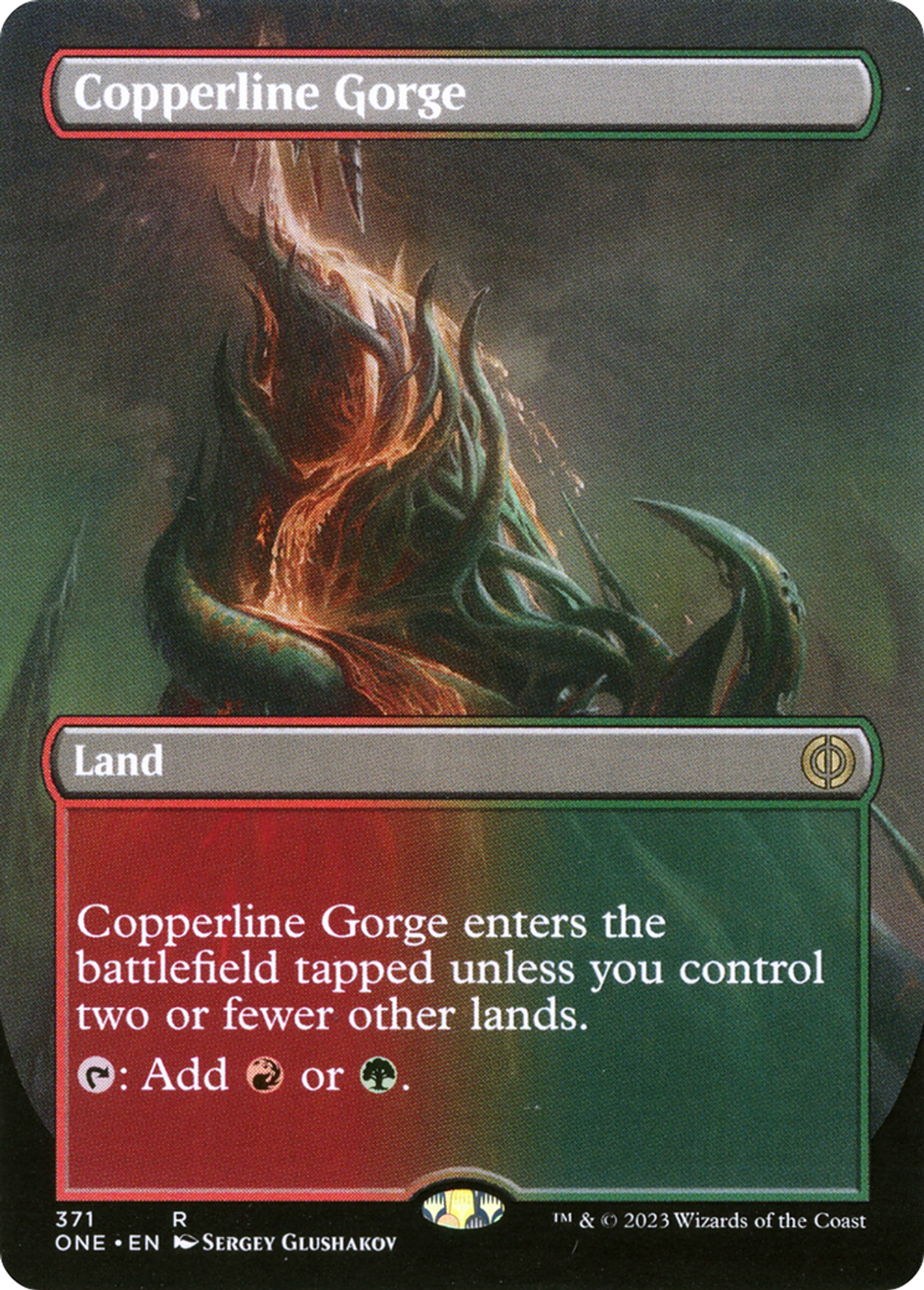 Gorge de Lignecuivre — Phyrexia: All Will Be One — Magic: The Gathering