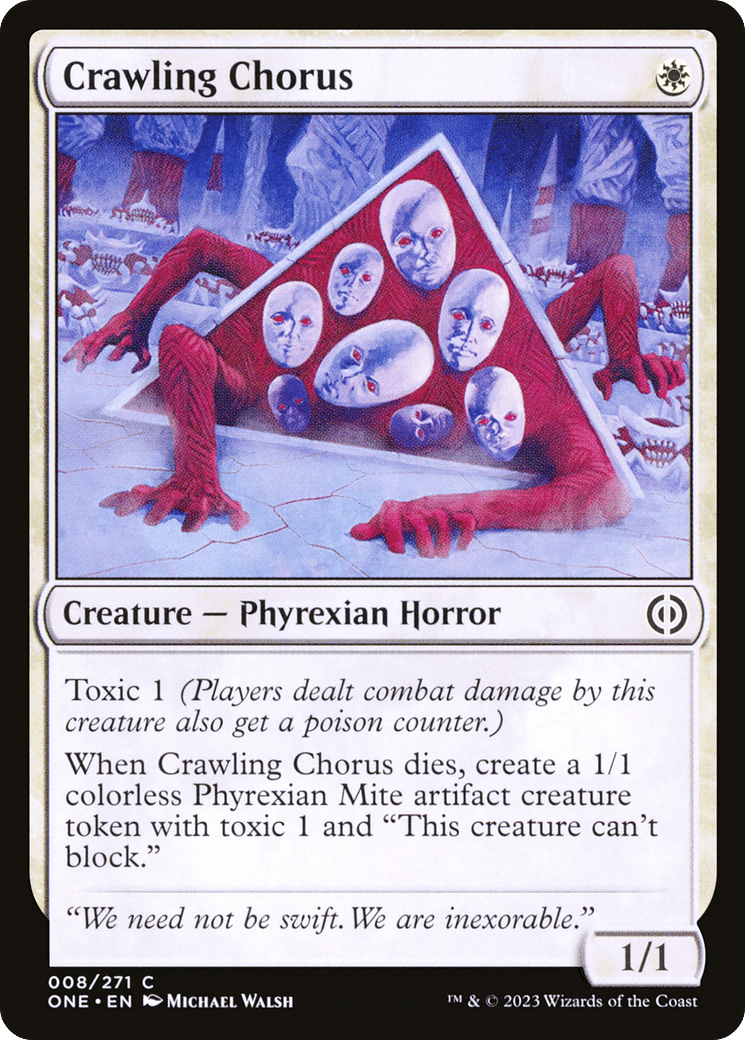 Crawling Chorus — Phyrexia: All Will Be One — Magic: The Gathering