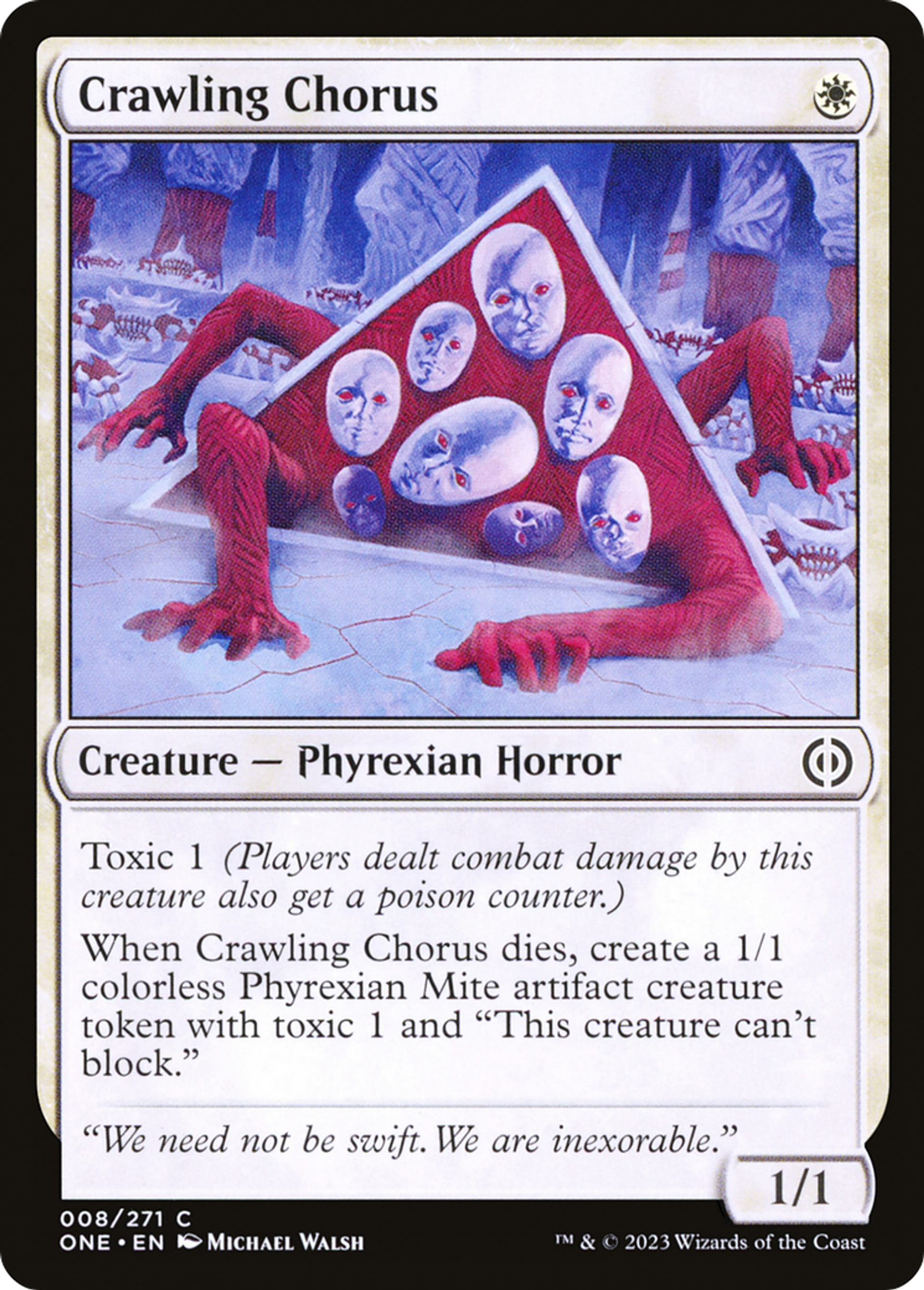 Chœur rampant — Phyrexia: All Will Be One — Magic: The Gathering