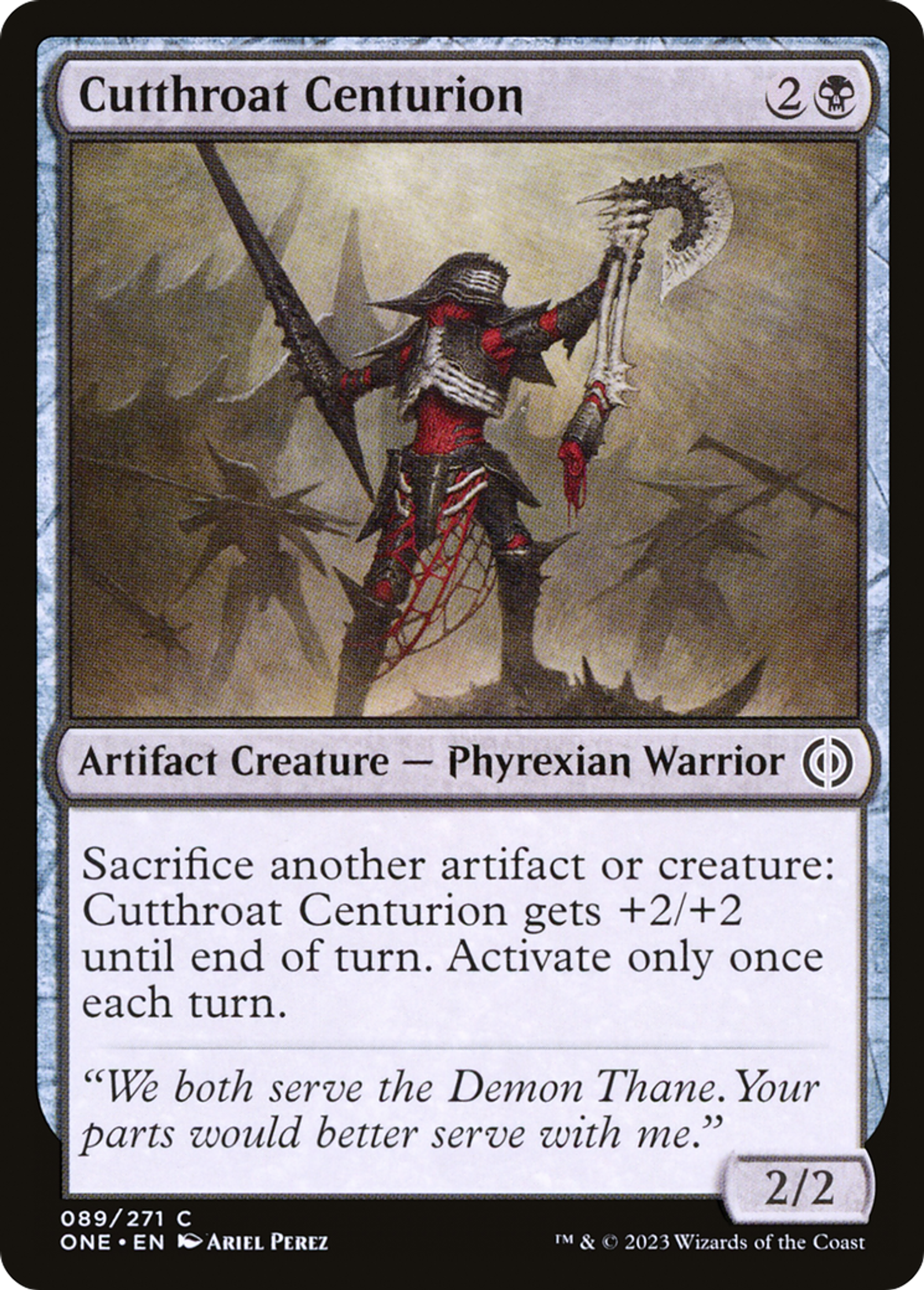 Surineuse centurion — Phyrexia: All Will Be One — Magic: The Gathering