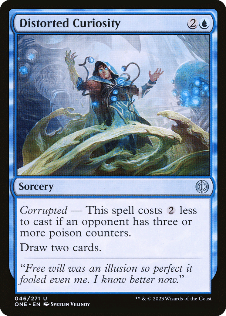 Distorted Curiosity — Phyrexia: All Will Be One — Magic: The Gathering