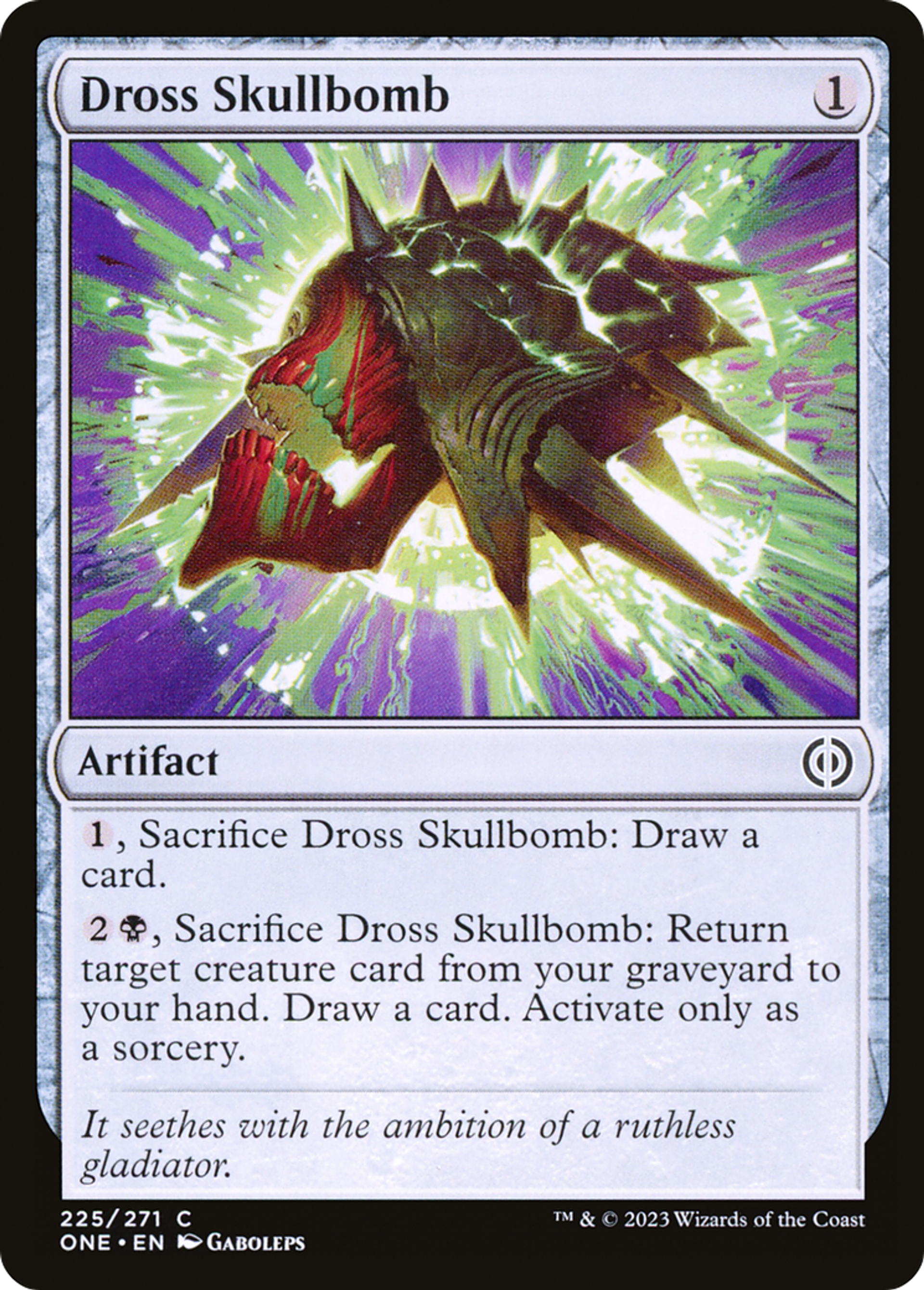 Bombe crânienne de Mephidross — Phyrexia: All Will Be One — Magic: The Gathering