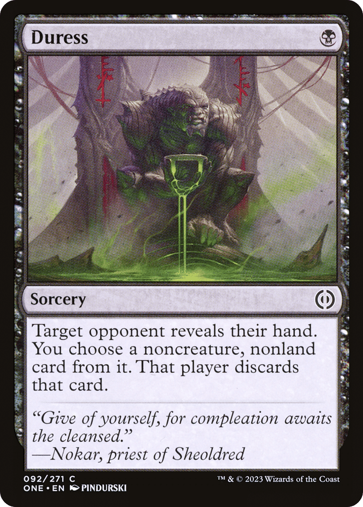 Duress — Phyrexia: All Will Be One — Magic: The Gathering