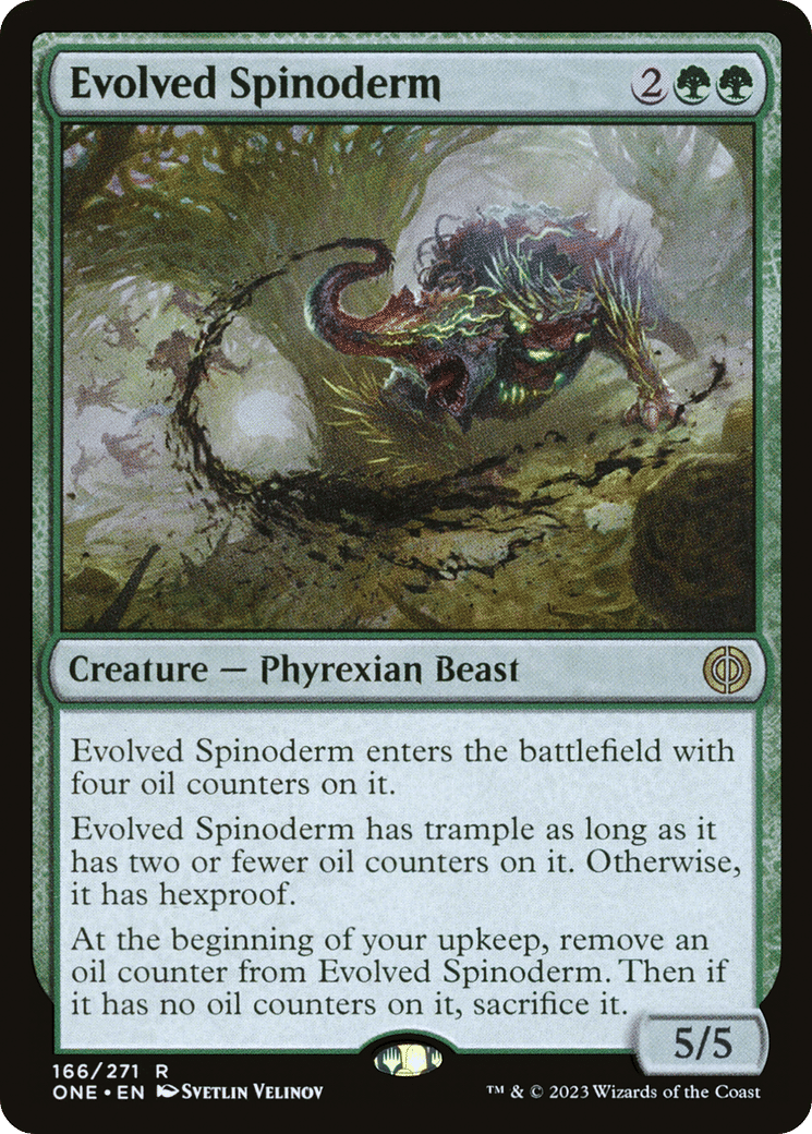 Evolved Spinoderm — Phyrexia: All Will Be One — Magic: The Gathering