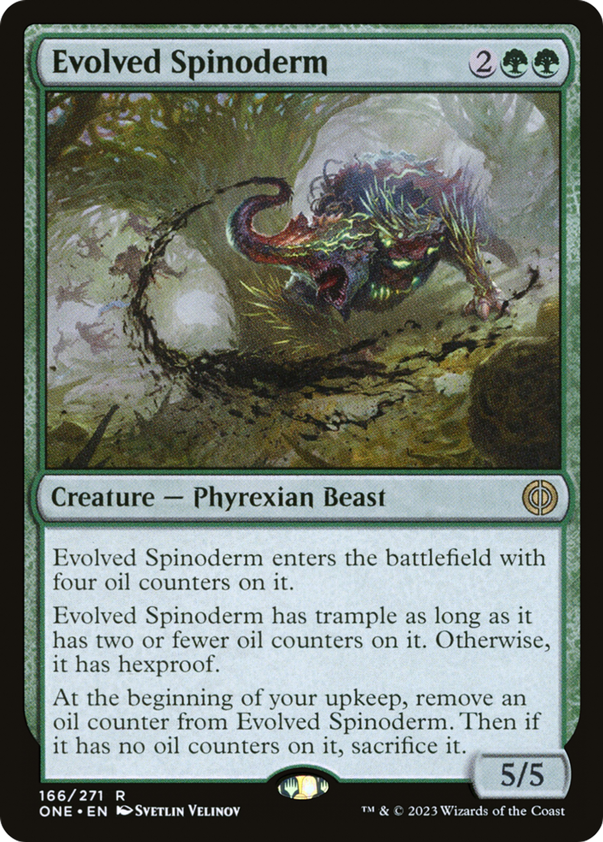 Spinoderme évolué — Phyrexia: All Will Be One — Magic: The Gathering
