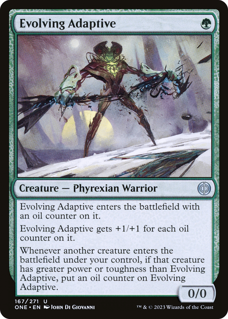 Evolving Adaptive — Phyrexia: All Will Be One — Magic: The Gathering