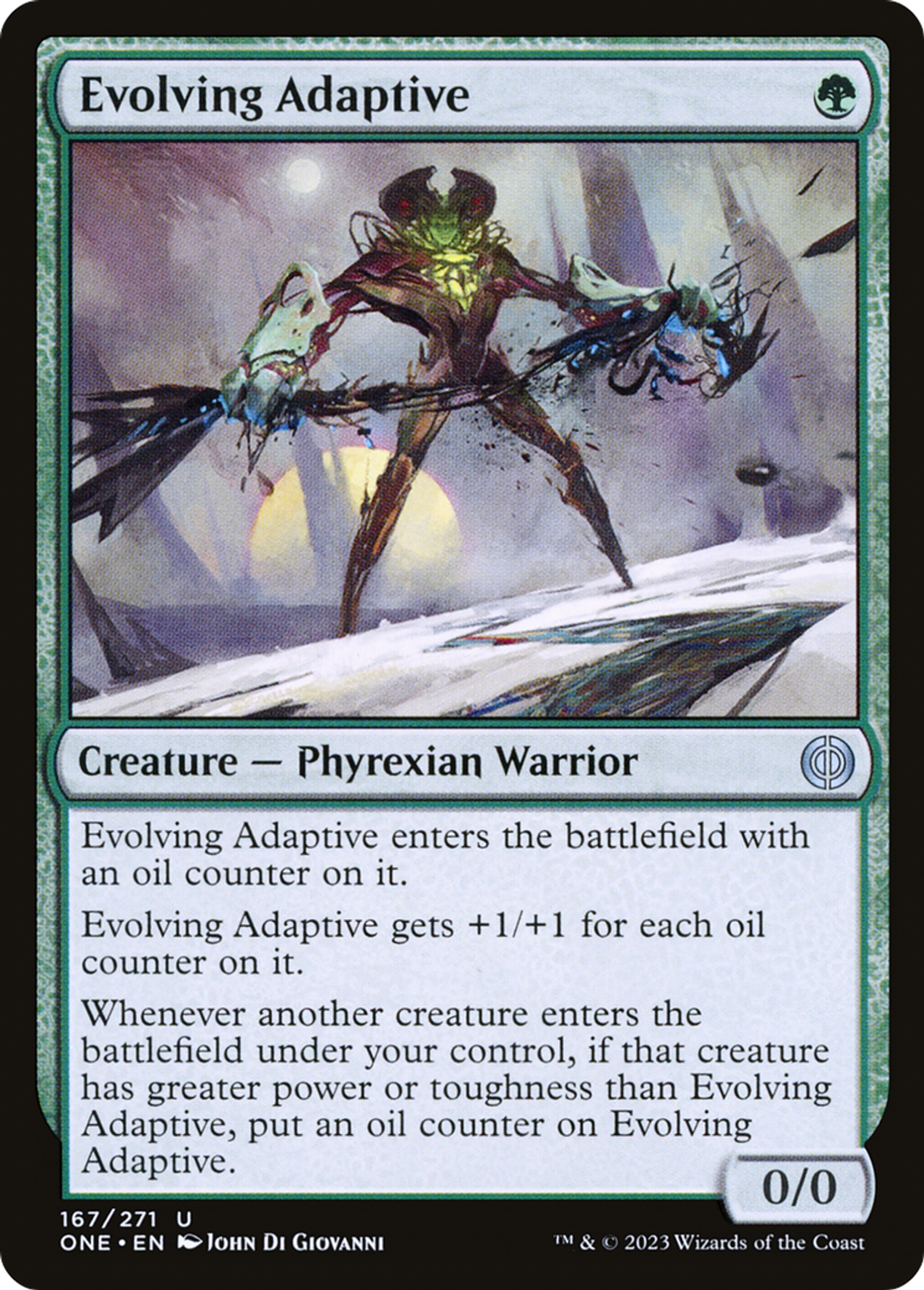 Évolutive en transition — Phyrexia: All Will Be One — Magic: The Gathering