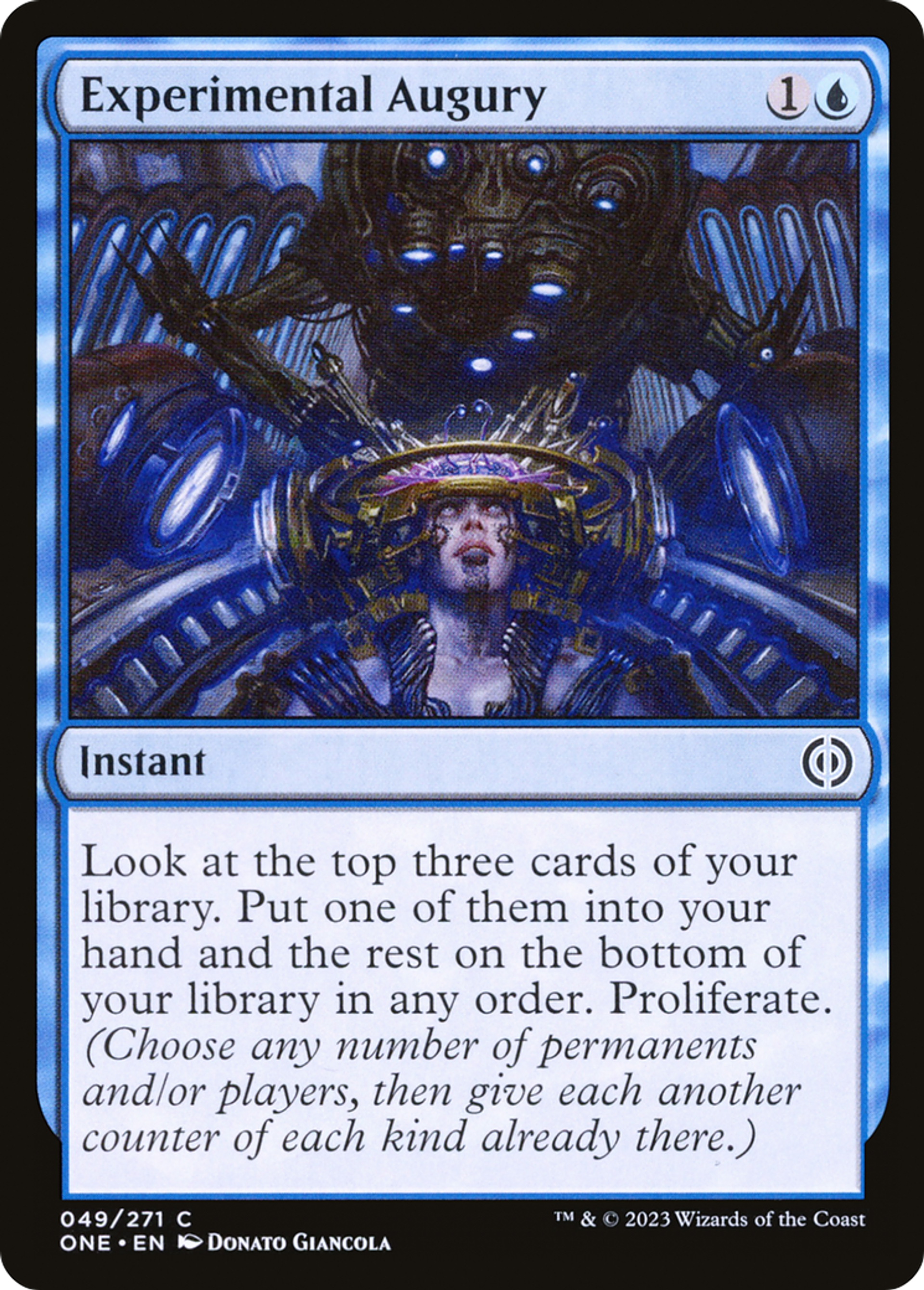 Augure expérimental — Phyrexia: All Will Be One — Magic: The Gathering