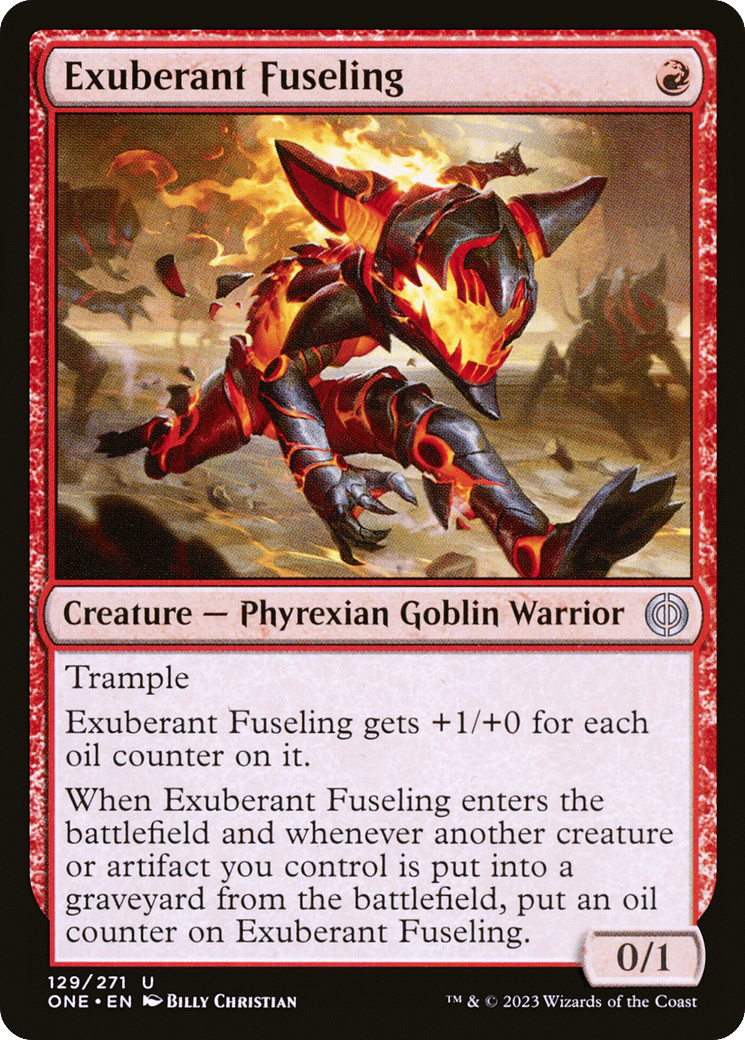 Exuberant Fuseling — Phyrexia: All Will Be One — Magic: The Gathering