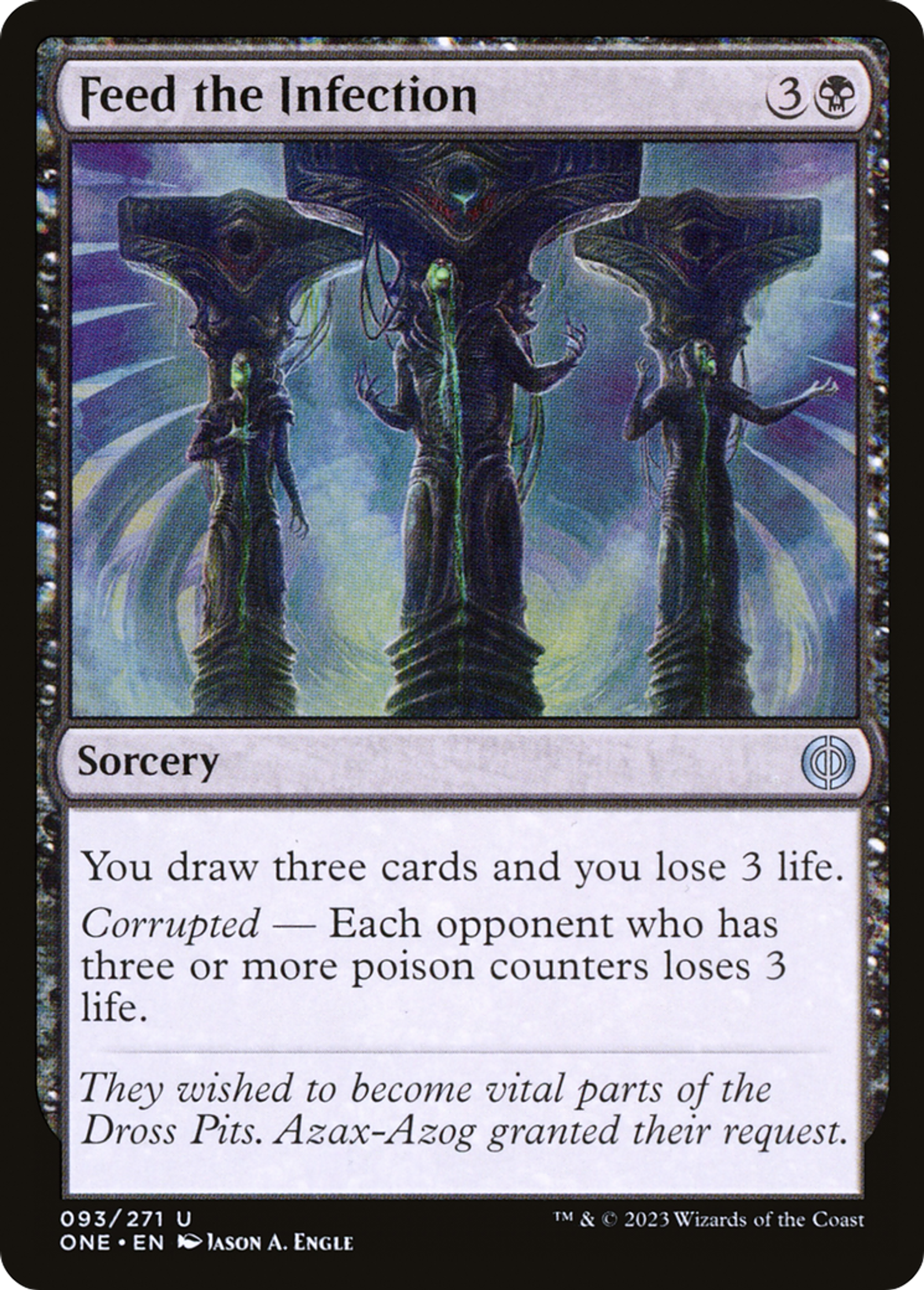 Nourrir l'infection — Phyrexia: All Will Be One — Magic: The Gathering