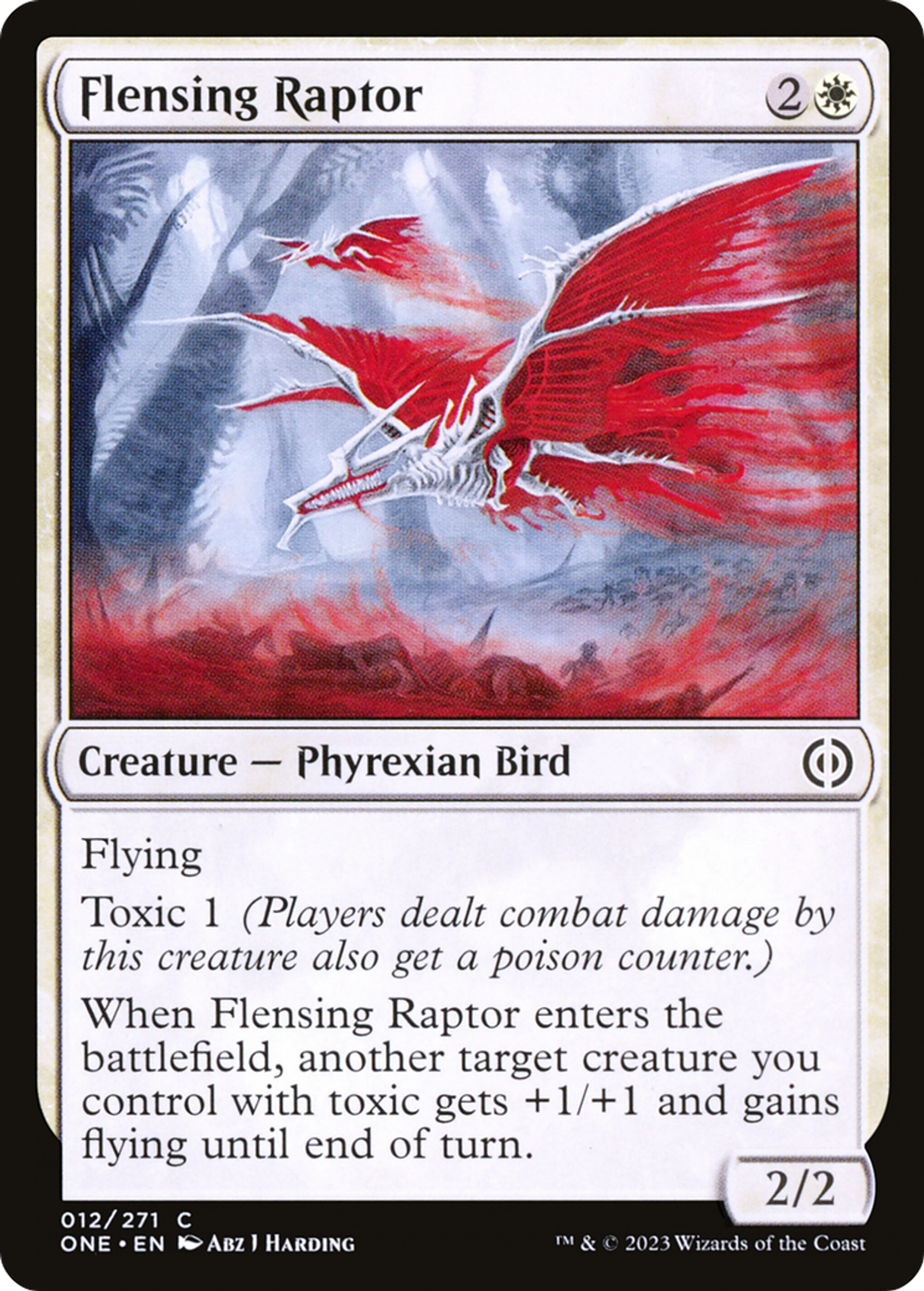 Raptor équarrisseur — Phyrexia: All Will Be One — Magic: The Gathering