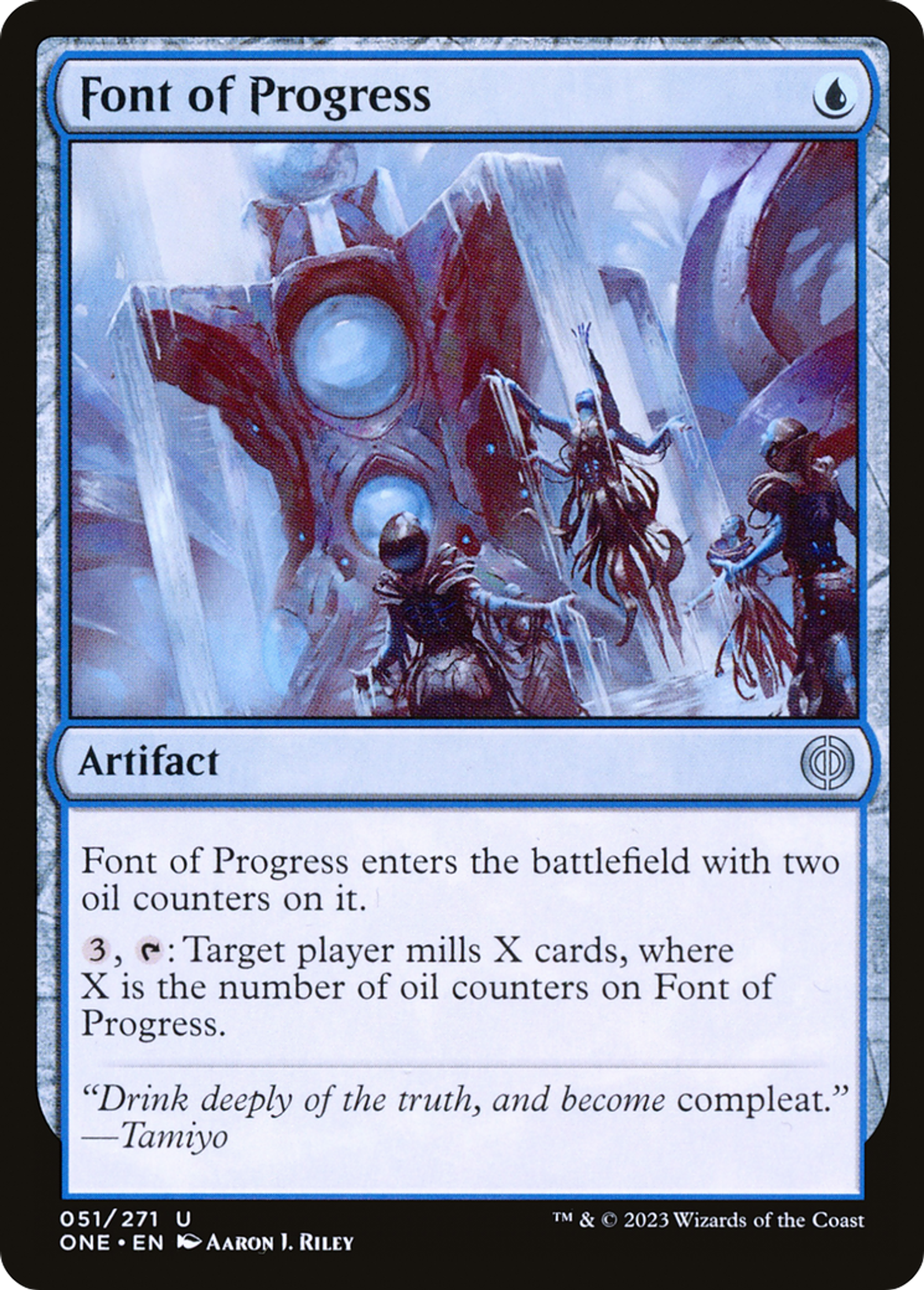 Fontaine du progrès — Phyrexia: All Will Be One — Magic: The Gathering