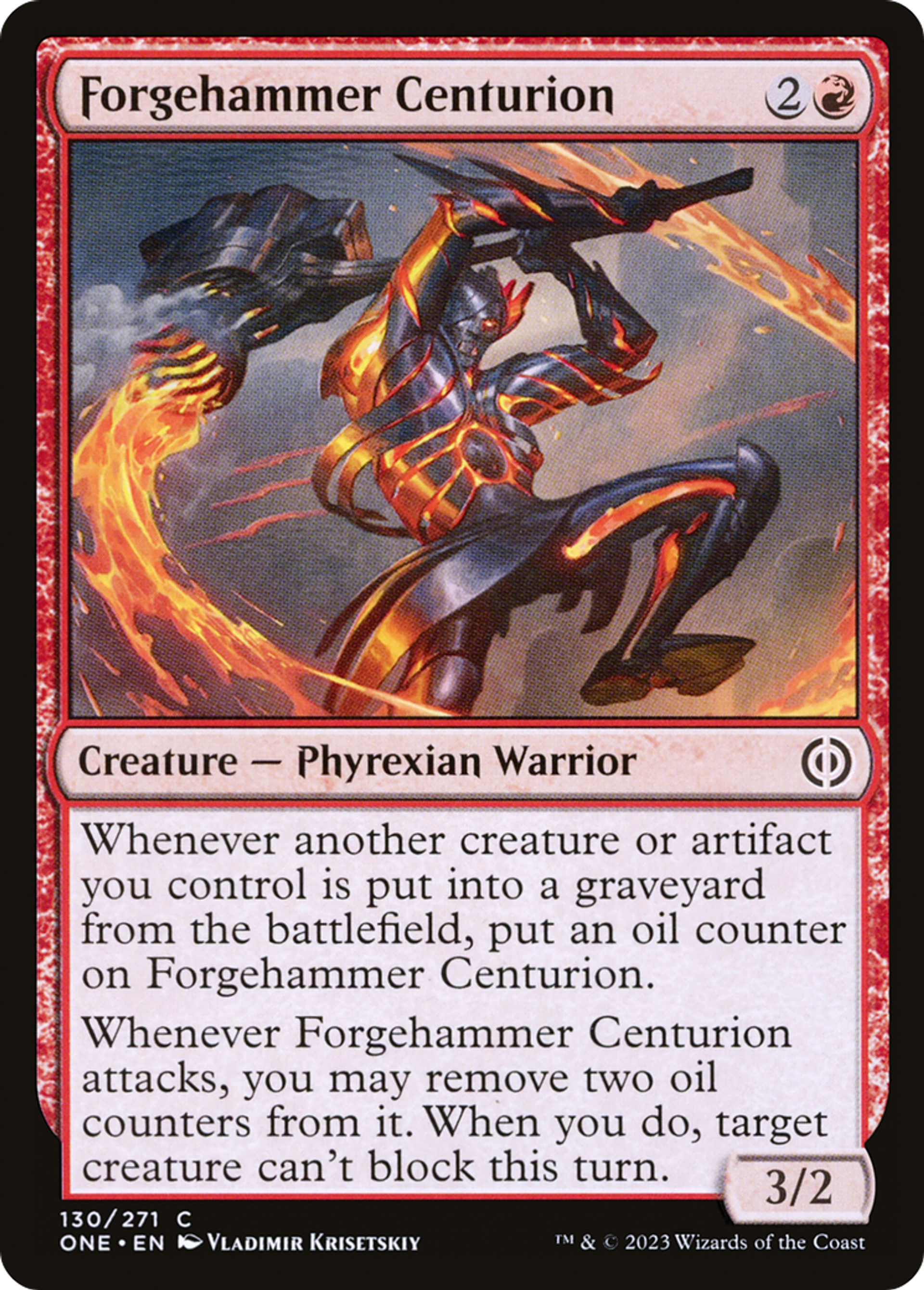 Centurion forgemarteau — Phyrexia: All Will Be One — Magic: The Gathering