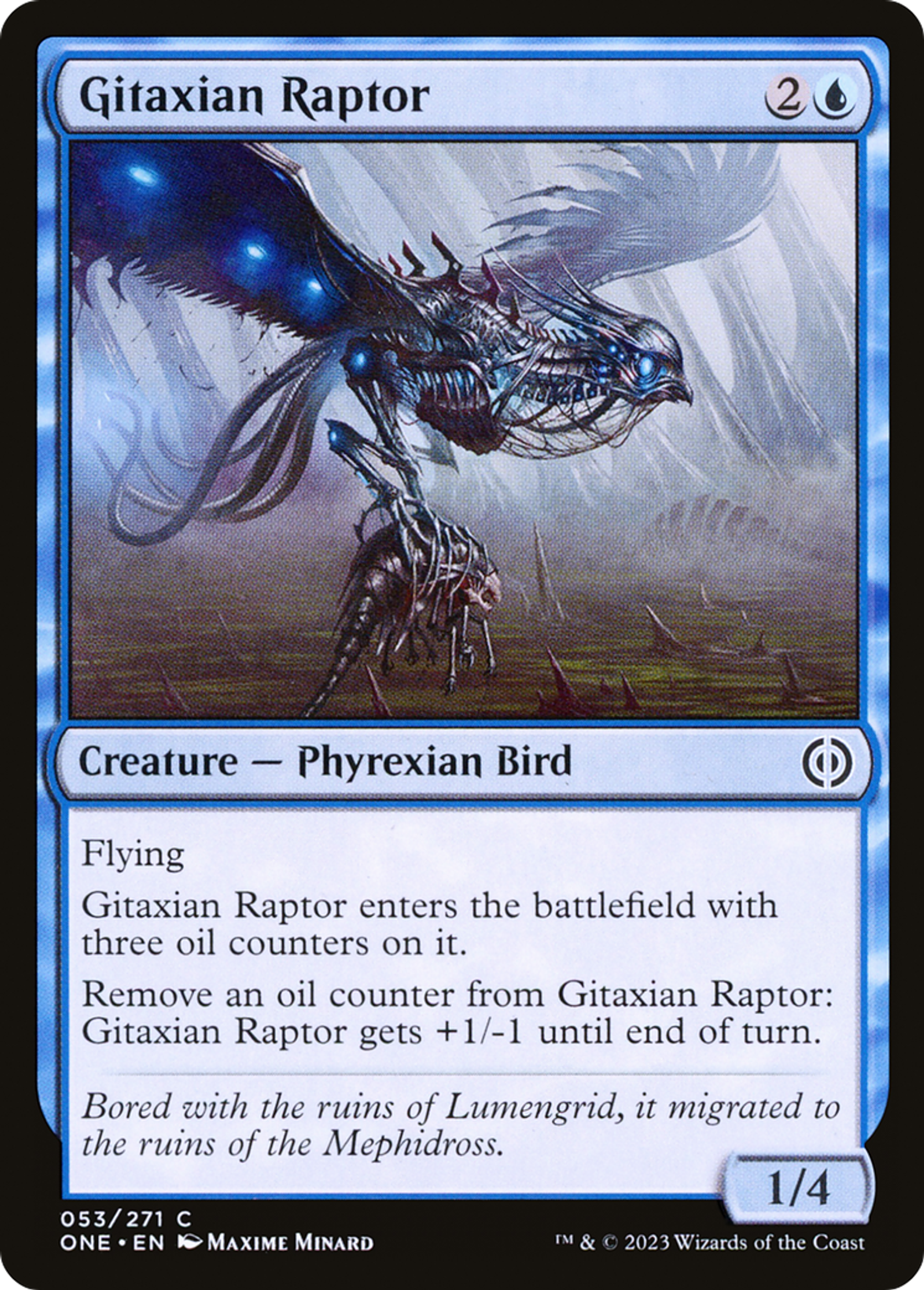 Gitaxian Raptor — Phyrexia: All Will Be One — Magic: The Gathering