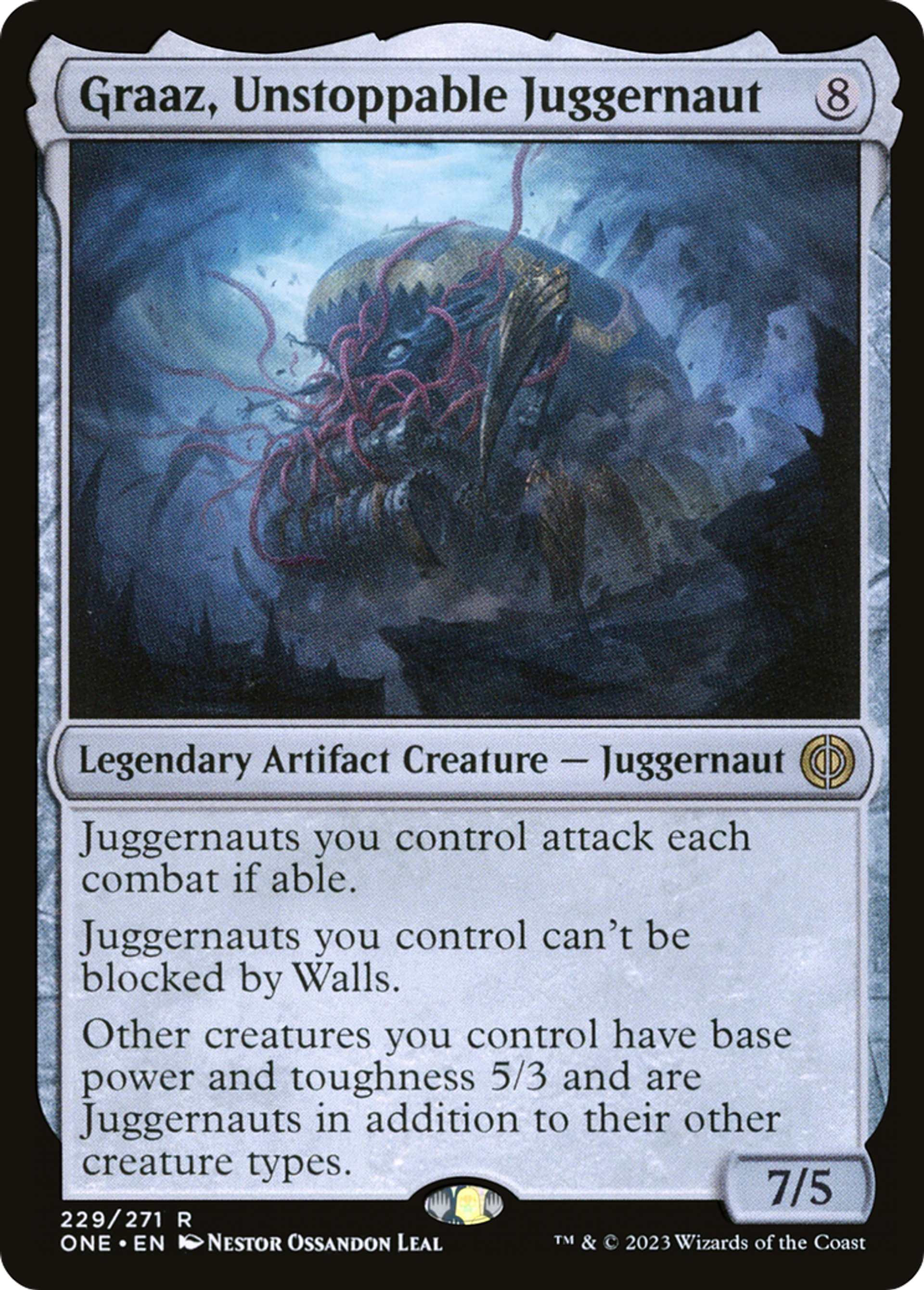 Graaz, Unstoppable Juggernaut — Phyrexia: All Will Be One — Magic: The Gathering