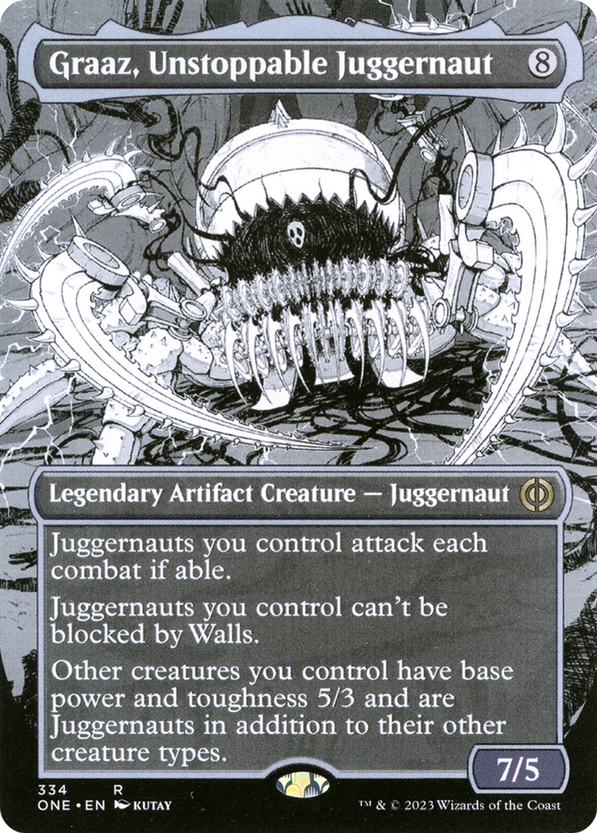 Graaz, djaggernaut invincible — Phyrexia: All Will Be One — Magic: The Gathering