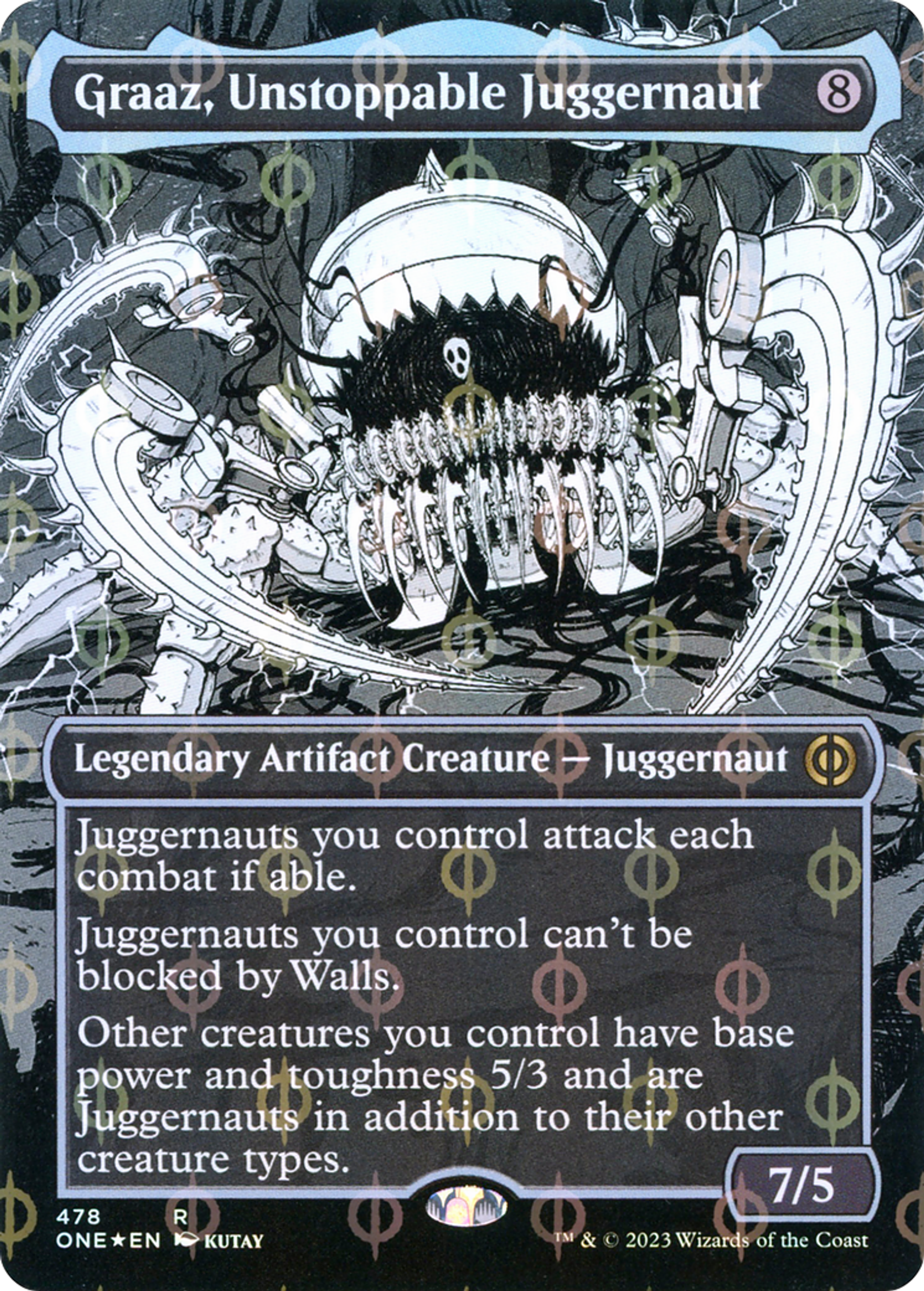 Graaz, djaggernaut invincible — Phyrexia: All Will Be One — Magic: The Gathering