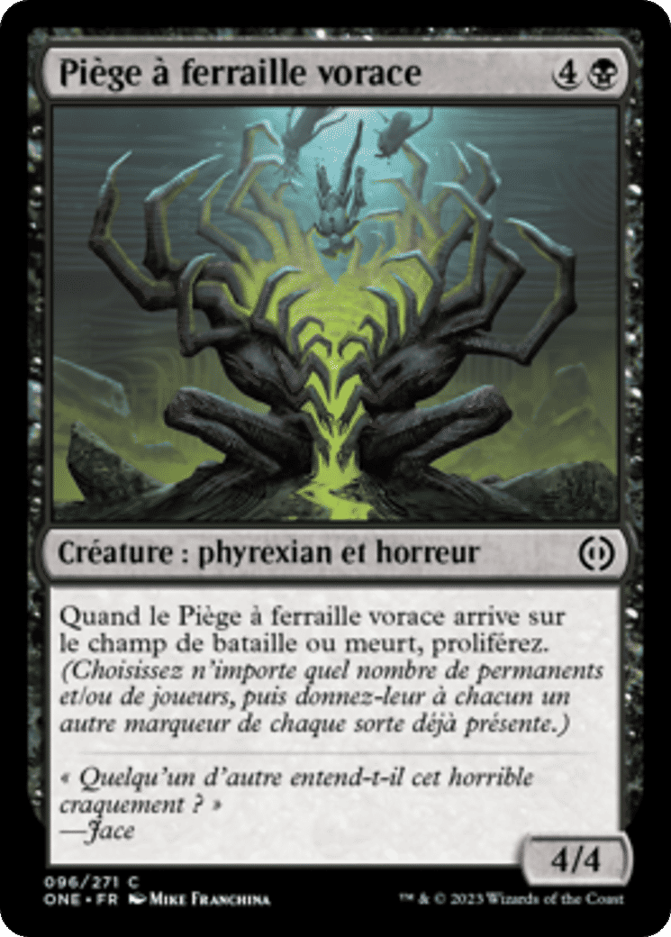 Piège à ferraille vorace — Phyrexia: All Will Be One — Magic: The Gathering