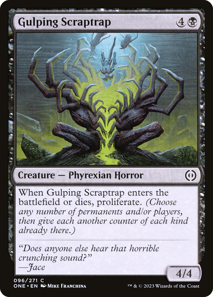 Piège à ferraille vorace — Phyrexia: All Will Be One — Magic: The Gathering