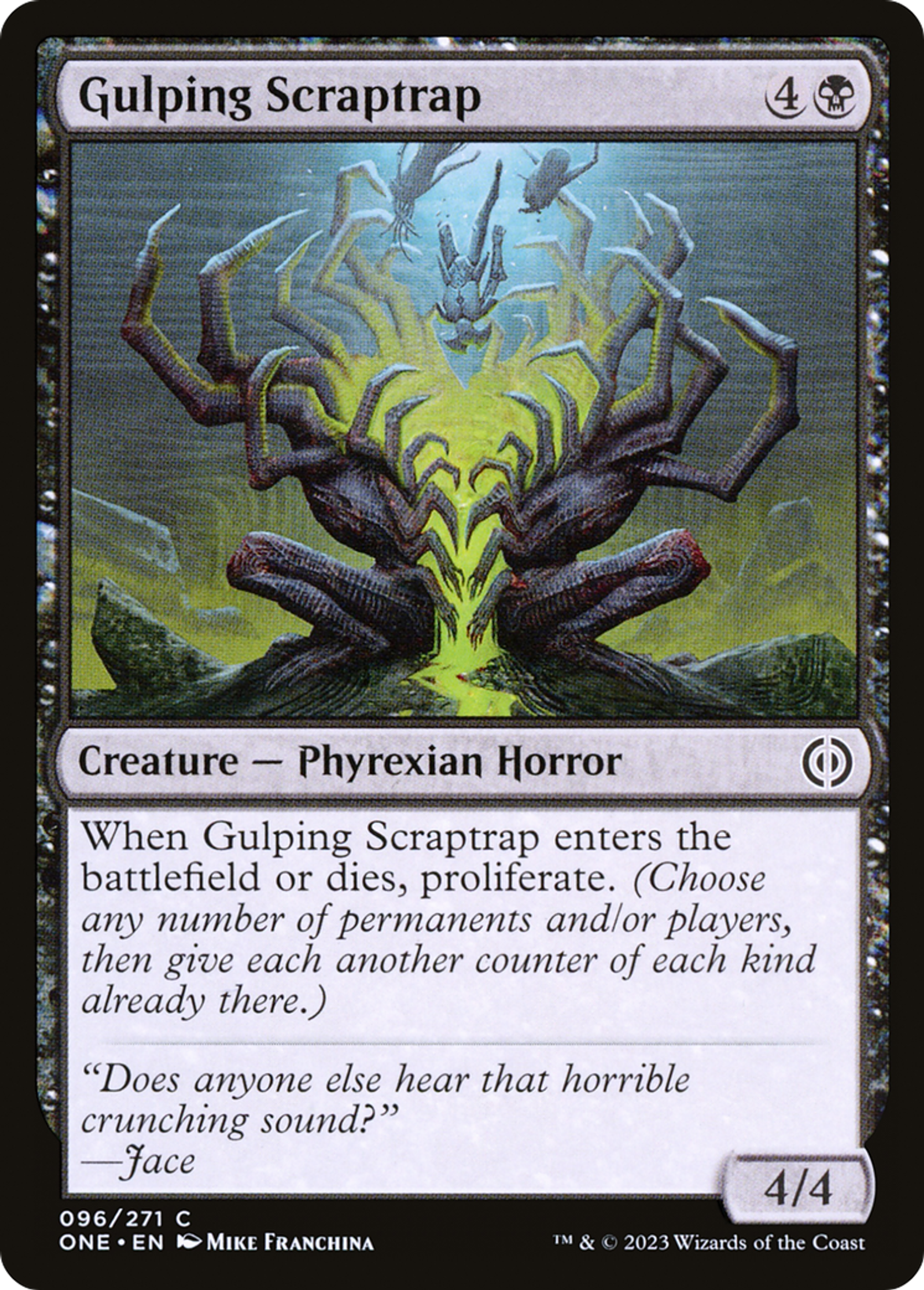 Piège à ferraille vorace — Phyrexia: All Will Be One — Magic: The Gathering