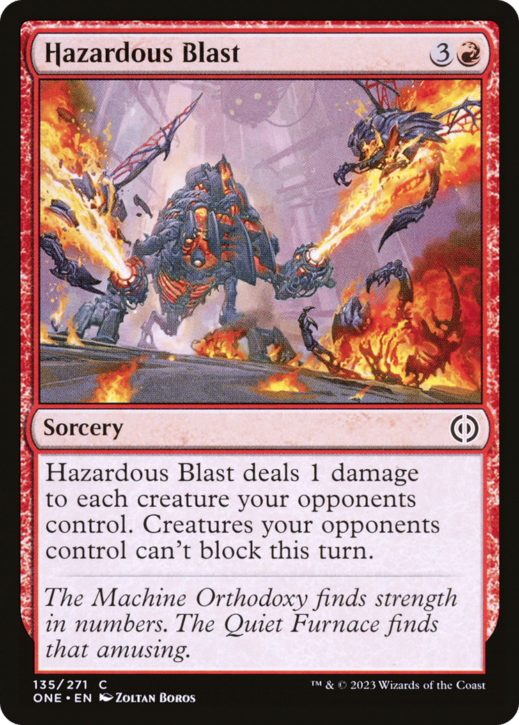 Hazardous Blast — Phyrexia: All Will Be One — Magic: The Gathering