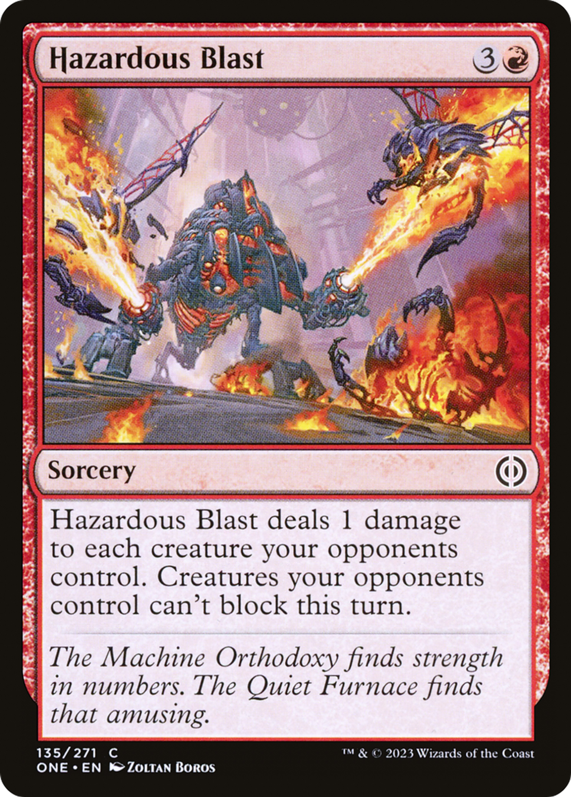 Salve dangereuse — Phyrexia: All Will Be One — Magic: The Gathering