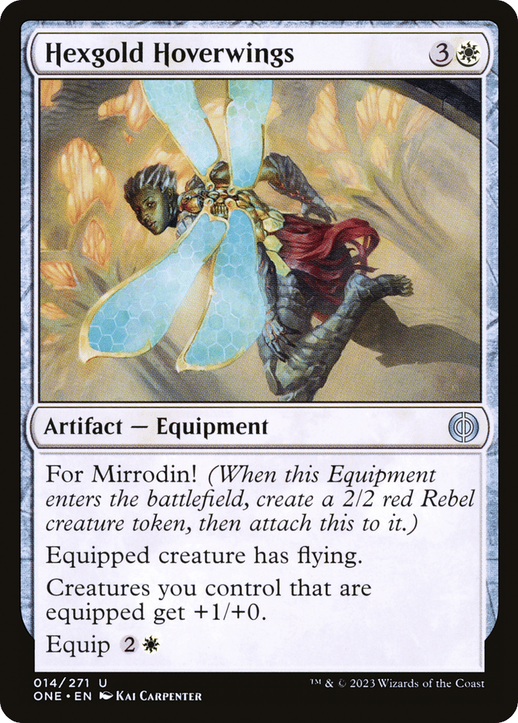 Hexgold Hoverwings — Phyrexia: All Will Be One — Magic: The Gathering