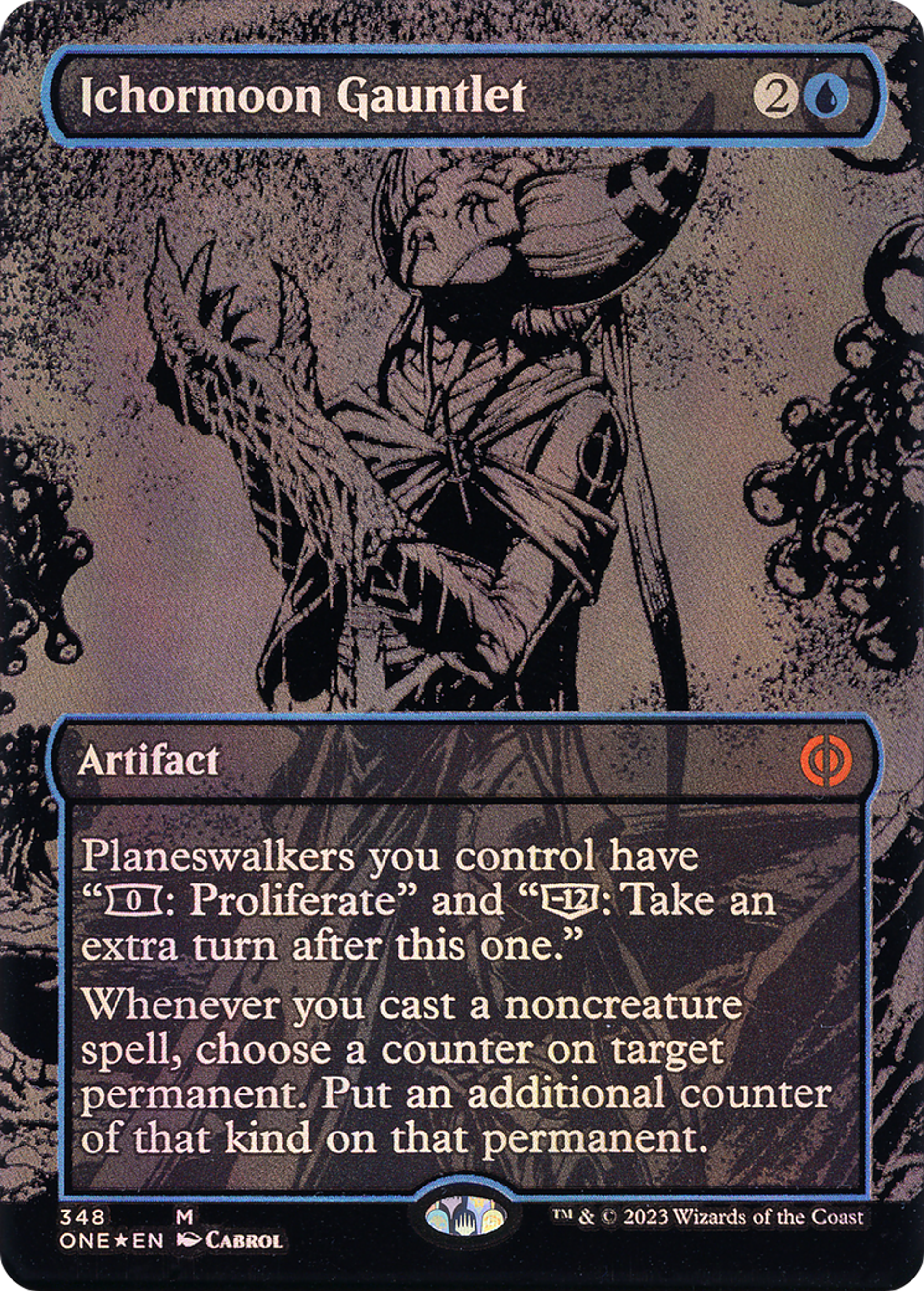 Gantelet de sanielune — Phyrexia: All Will Be One — Magic: The Gathering