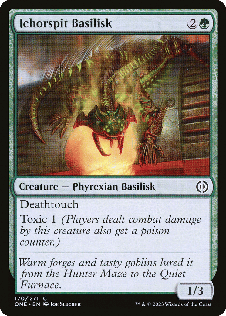Ichorspit Basilisk — Phyrexia: All Will Be One — Magic: The Gathering