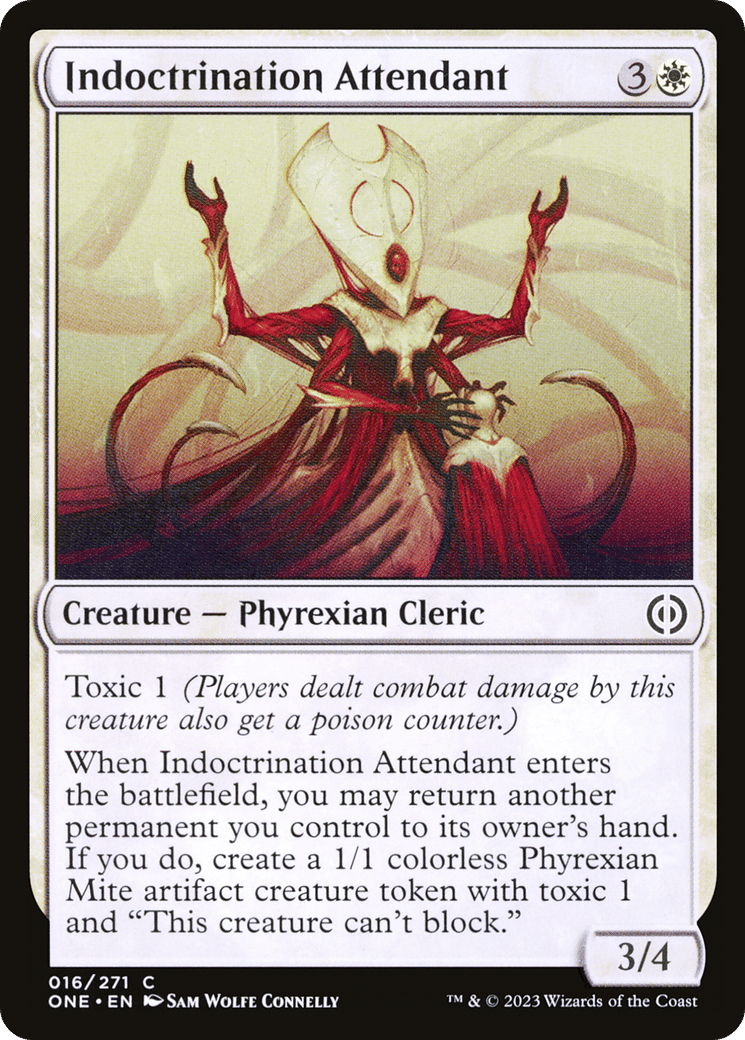 Indoctrination Attendant — Phyrexia: All Will Be One — Magic: The Gathering