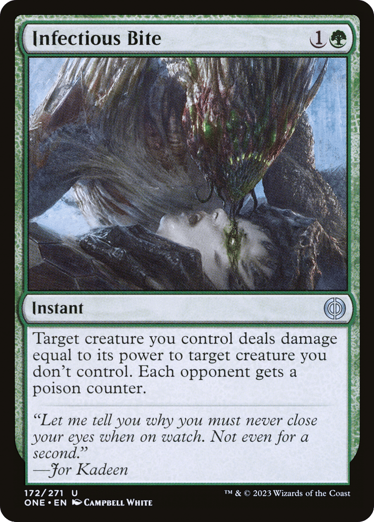 Infectious Bite — Phyrexia: All Will Be One — Magic: The Gathering