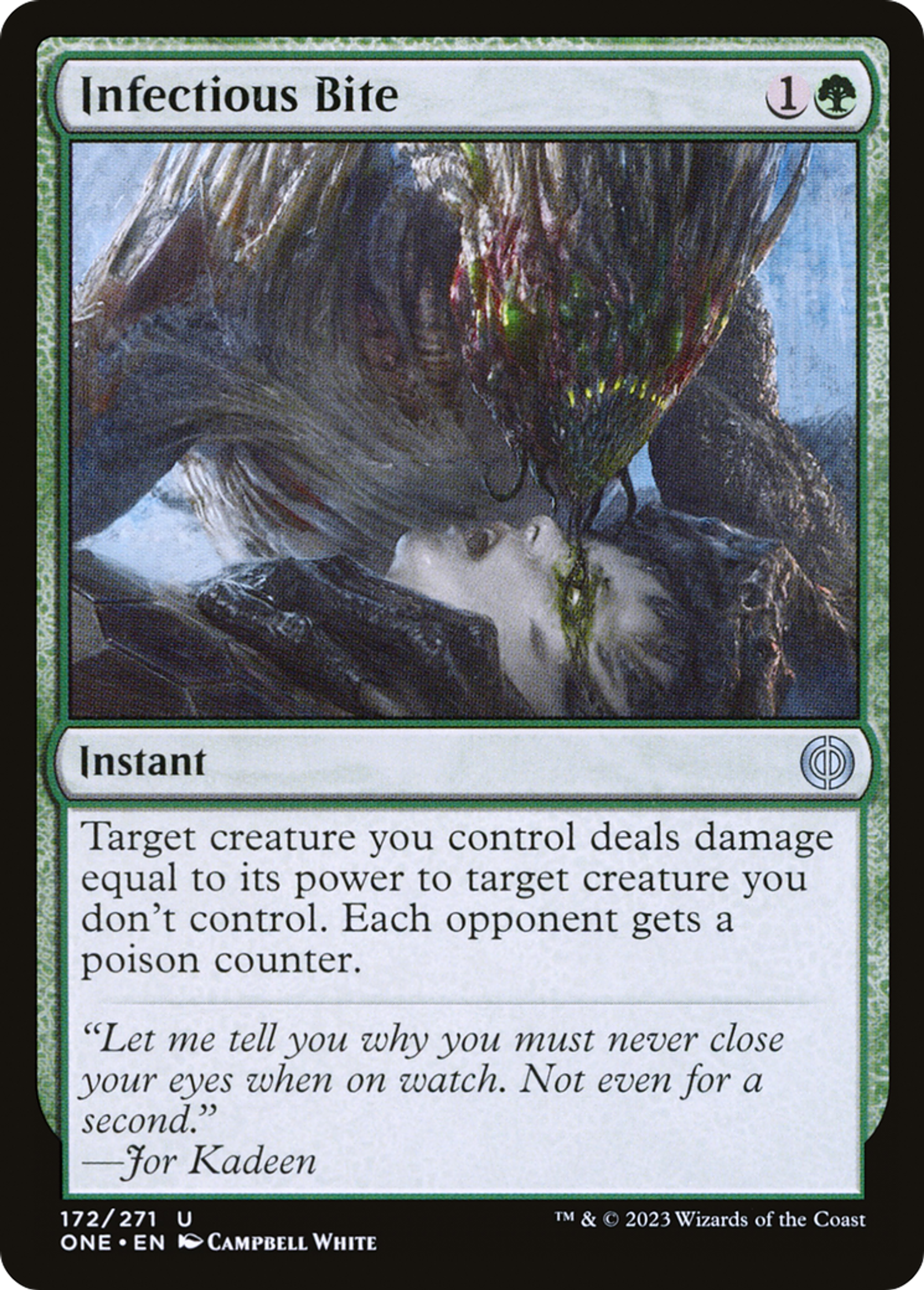 Morsure infectieuse — Phyrexia: All Will Be One — Magic: The Gathering