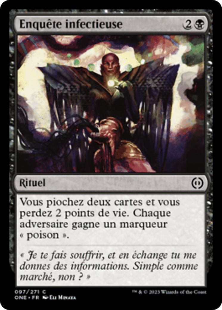 Enquête infectieuse — Phyrexia: All Will Be One — Magic: The Gathering