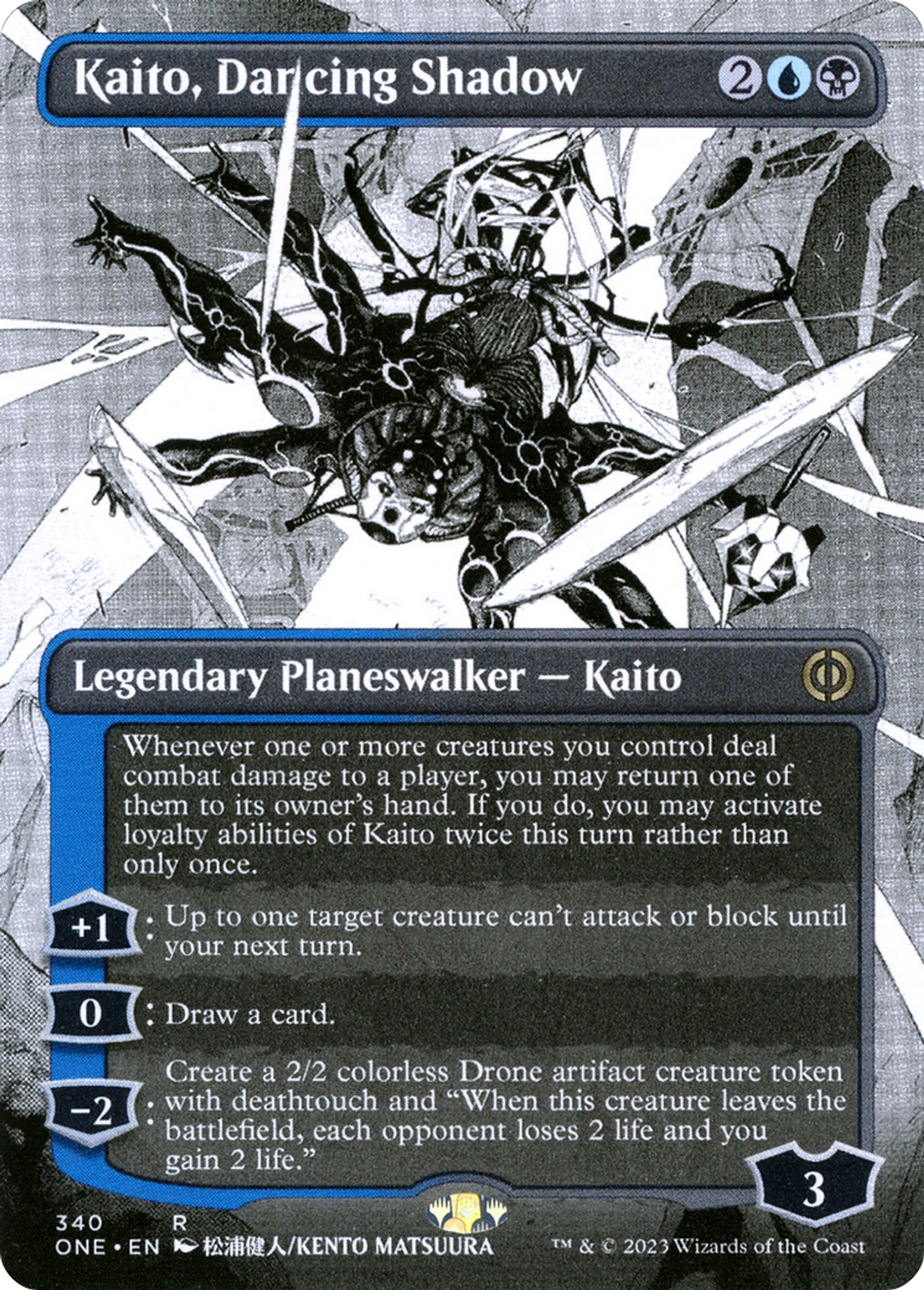 Kaito, ombre dansante — Phyrexia: All Will Be One — Magic: The Gathering