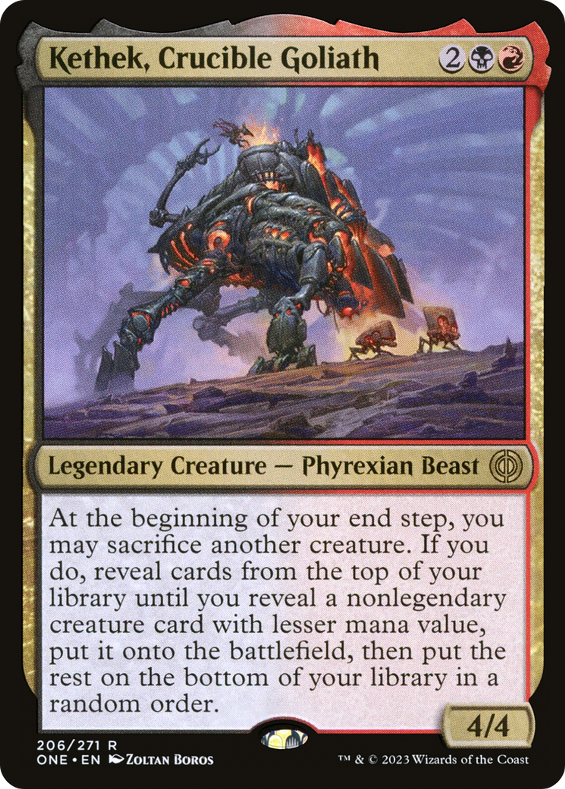 Kethek, goliath du Creuset — Phyrexia: All Will Be One — Magic: The Gathering