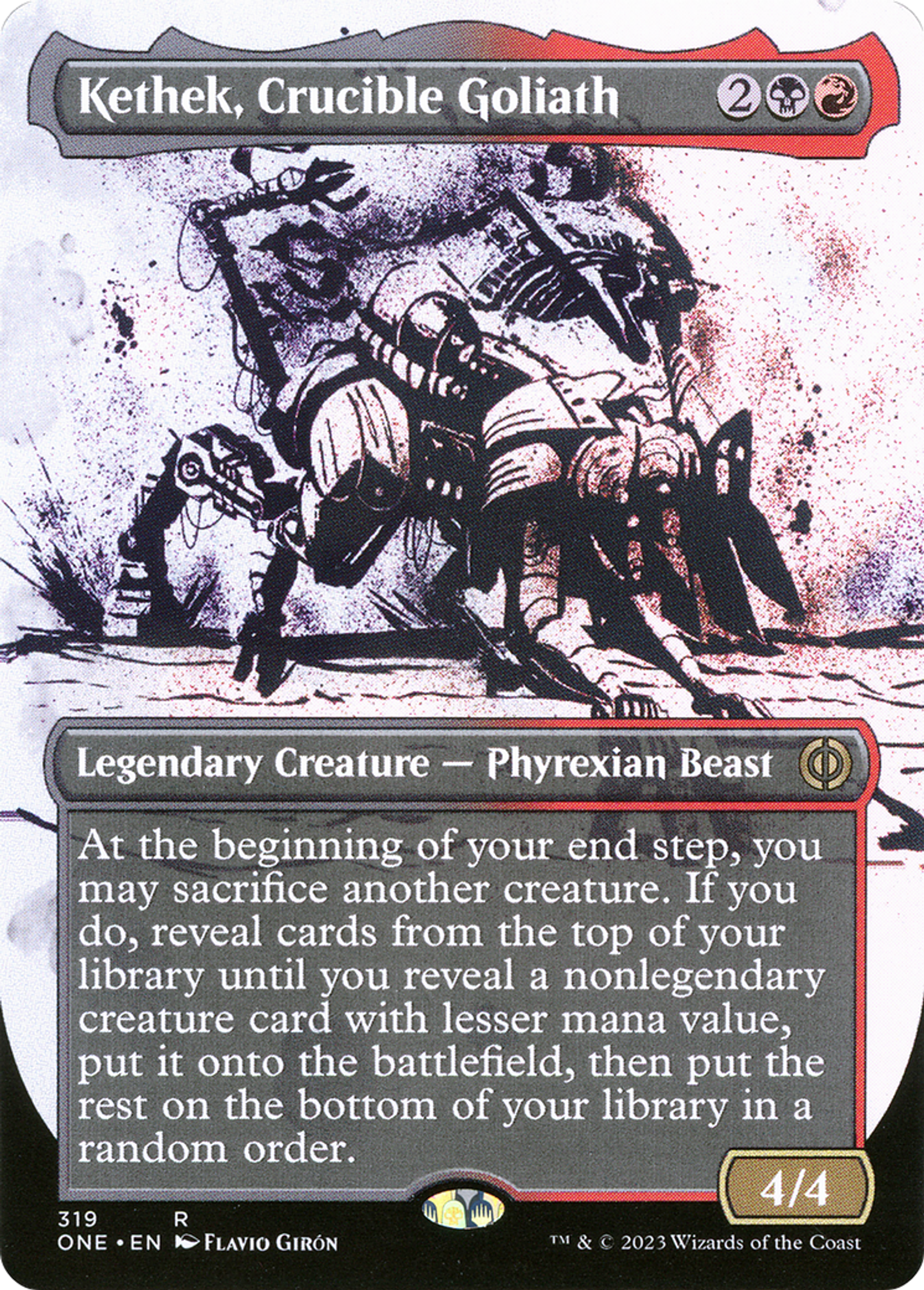 Kethek, goliath du Creuset — Phyrexia: All Will Be One — Magic: The Gathering