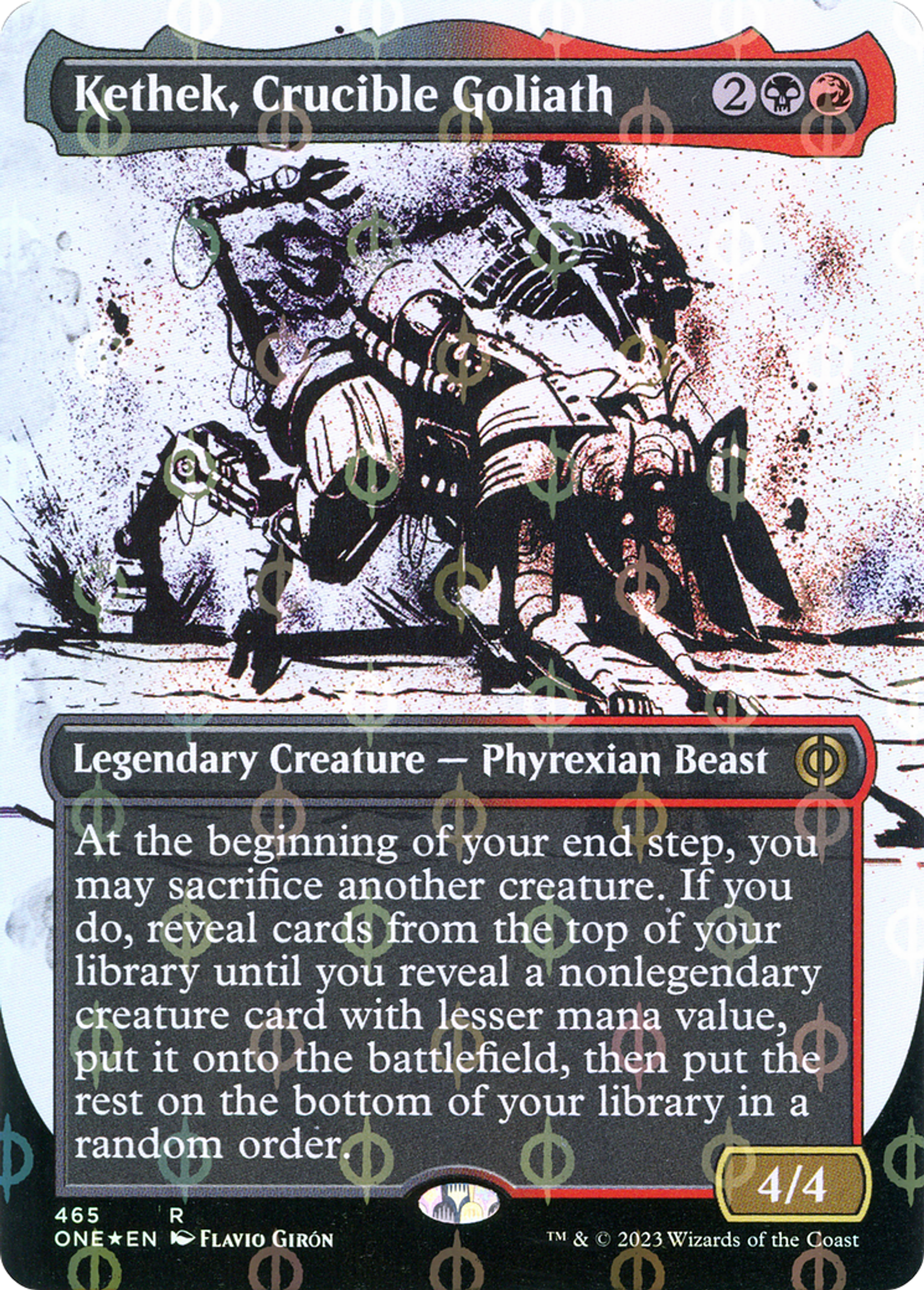 Kethek, goliath du Creuset — Phyrexia: All Will Be One — Magic: The Gathering