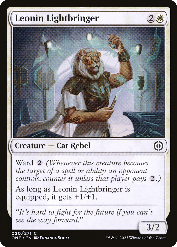 Leonin Lightbringer — Phyrexia: All Will Be One — Magic: The Gathering