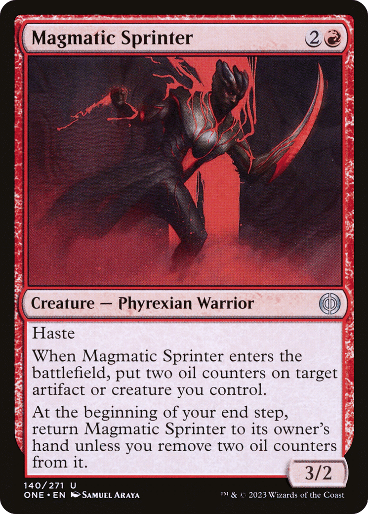Magmatic Sprinter — Phyrexia: All Will Be One — Magic: The Gathering