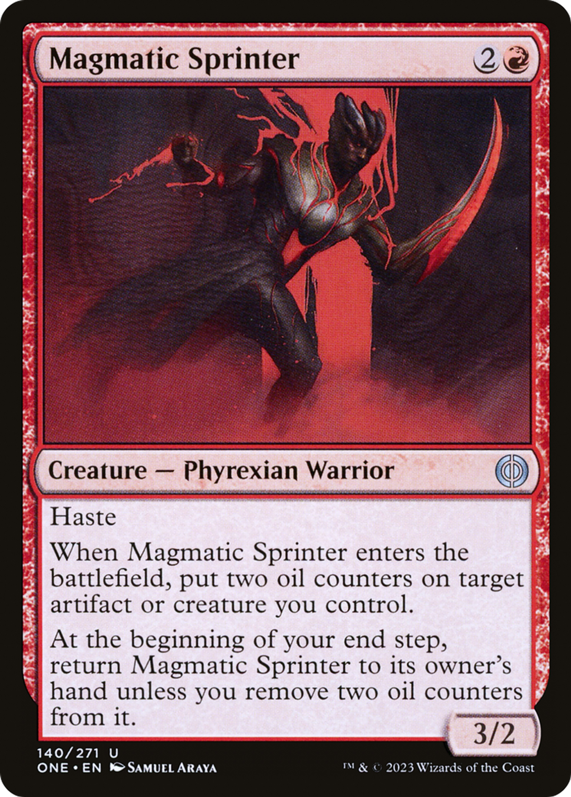 Cavaleur magmatique — Phyrexia: All Will Be One — Magic: The Gathering