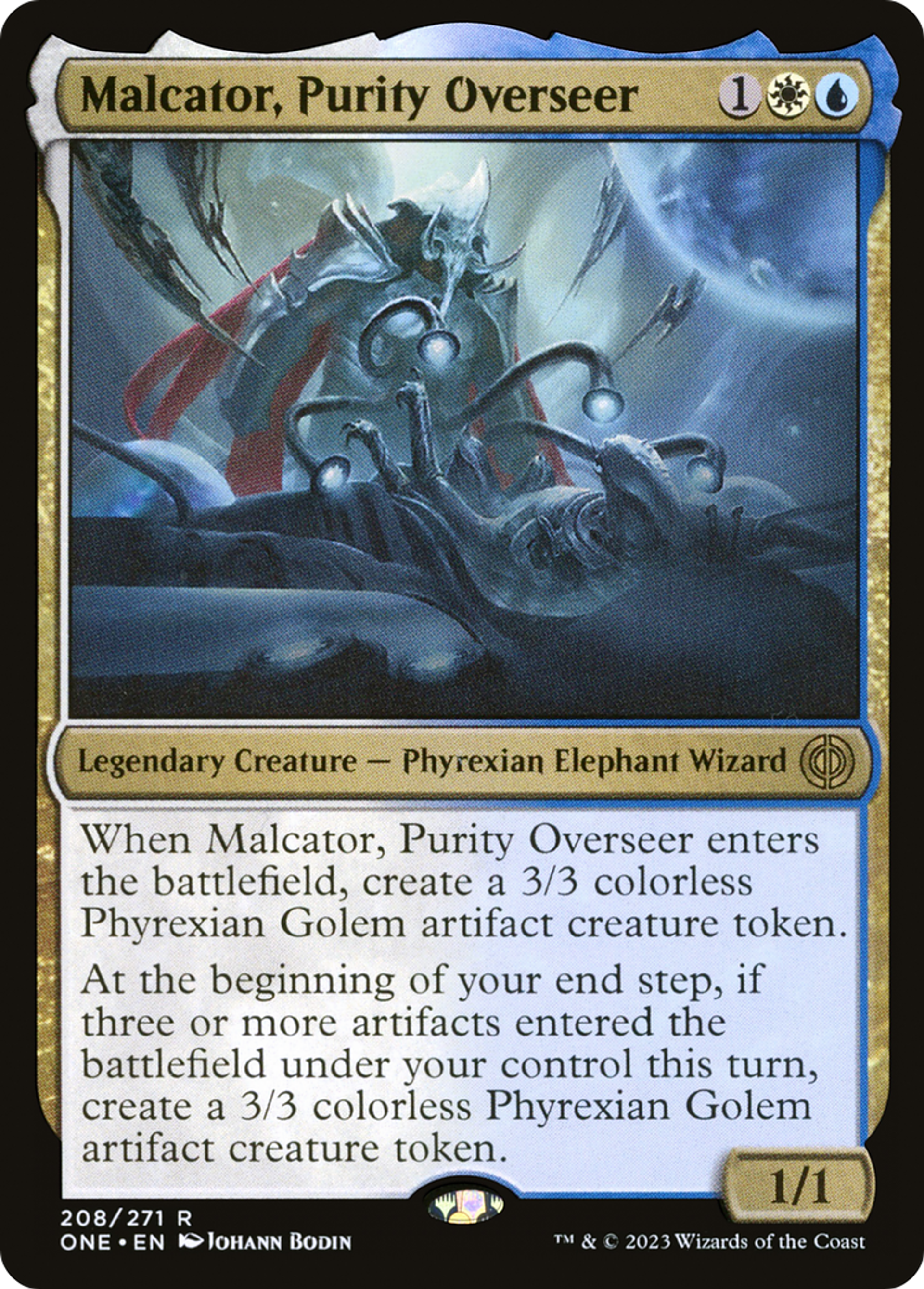 Malcator, brigadier de la pureté — Phyrexia: All Will Be One — Magic: The Gathering