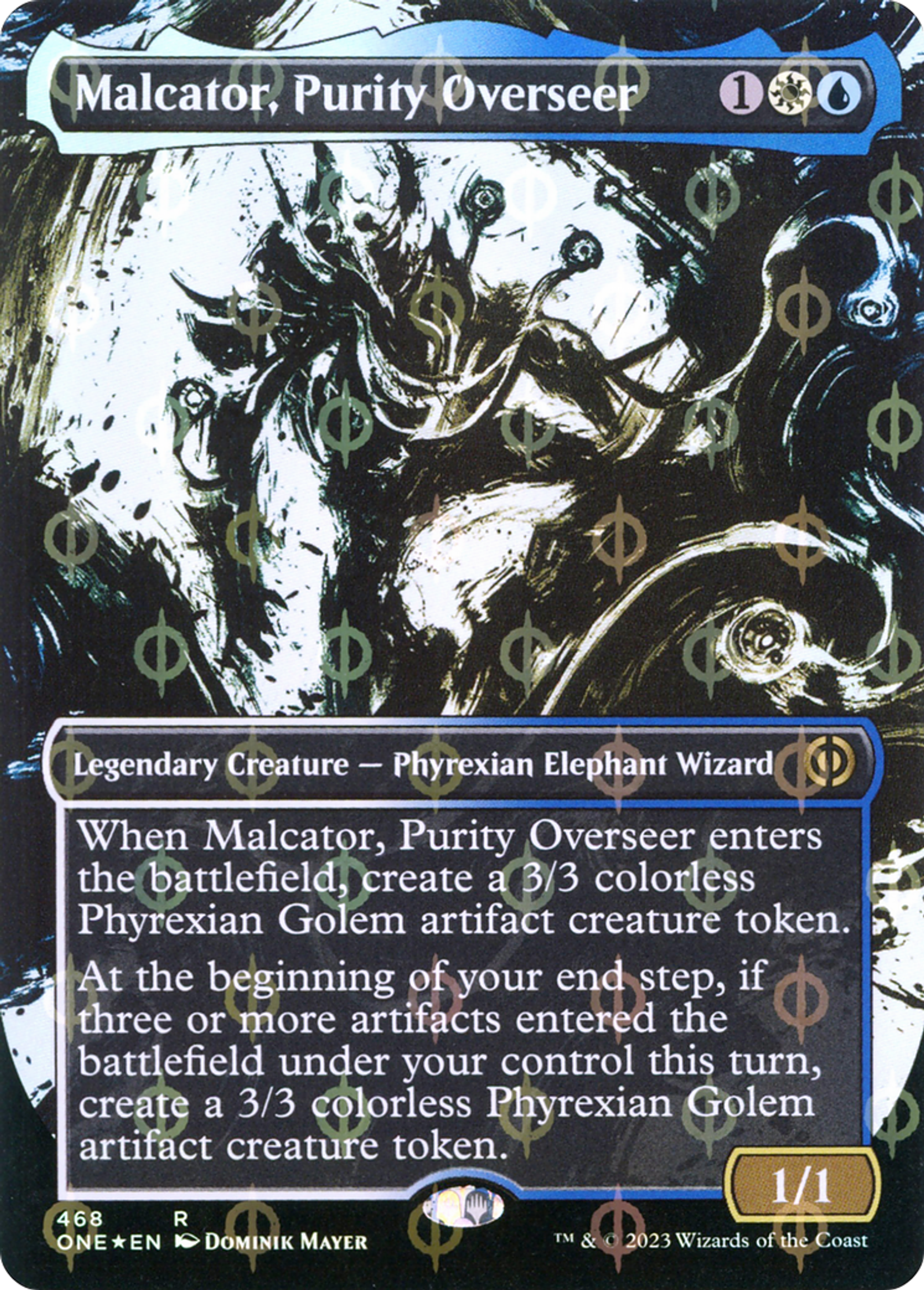 Malcator, brigadier de la pureté — Phyrexia: All Will Be One — Magic: The Gathering