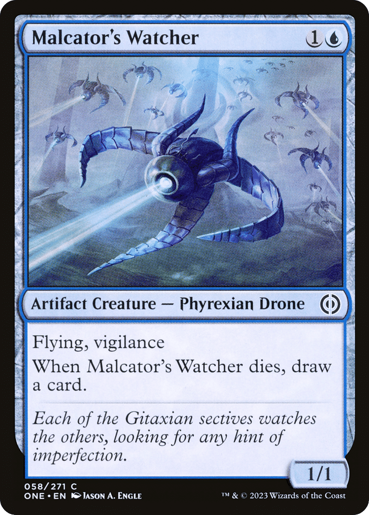 Malcator's Watcher — Phyrexia: All Will Be One — Magic: The Gathering