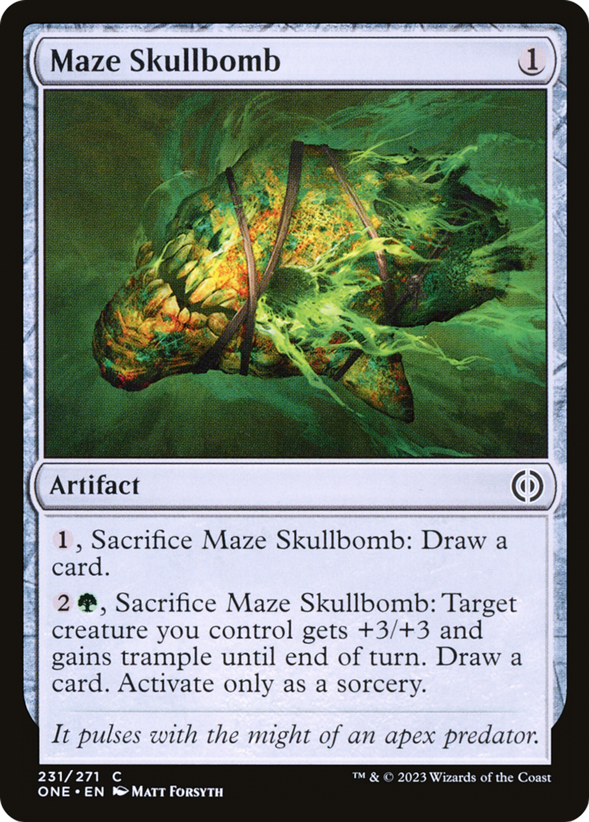 Bombe crânienne du Labyrinthe — Phyrexia: All Will Be One — Magic: The Gathering