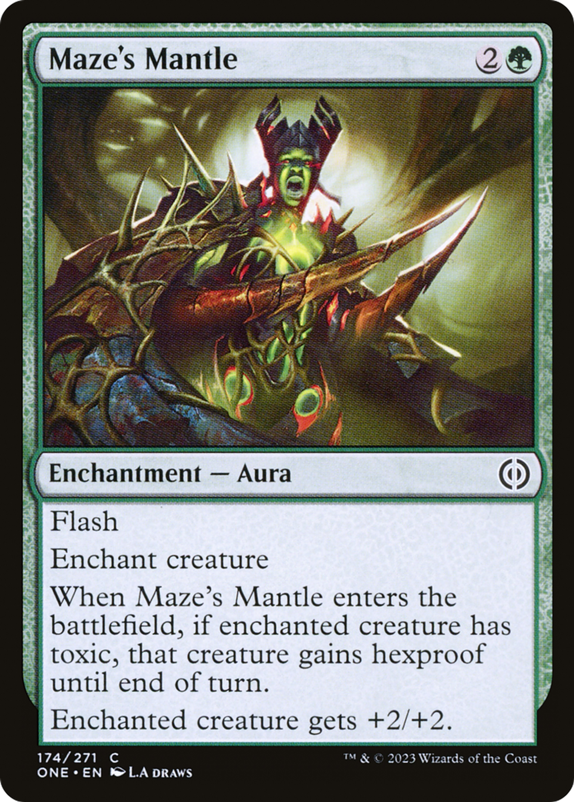 Manteau du labyrinthe — Phyrexia: All Will Be One — Magic: The Gathering