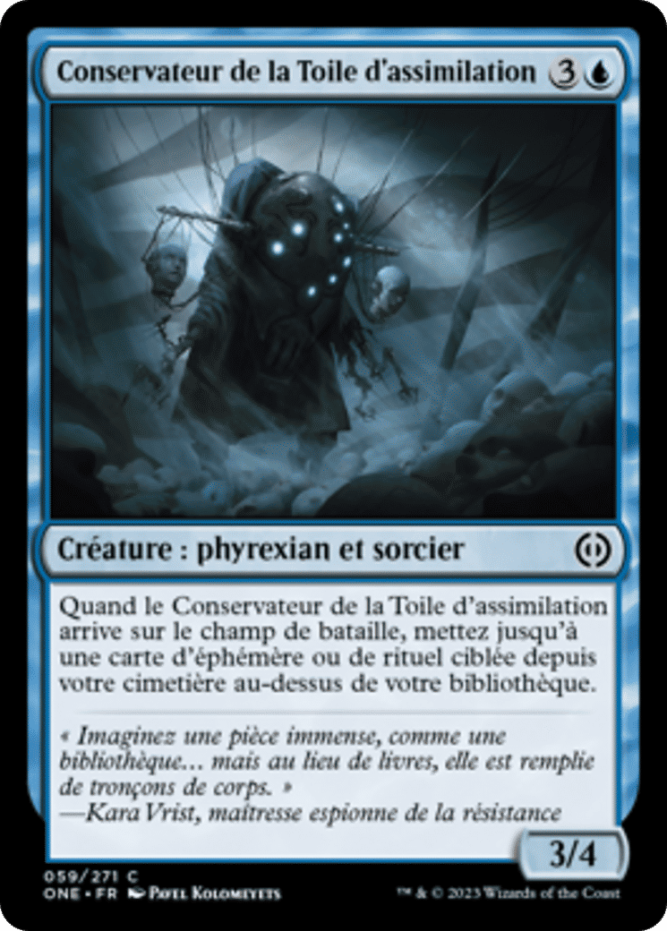 Conservateur de la Toile d'assimilation from Phyrexia: All Will Be One - Magic: The Gathering
