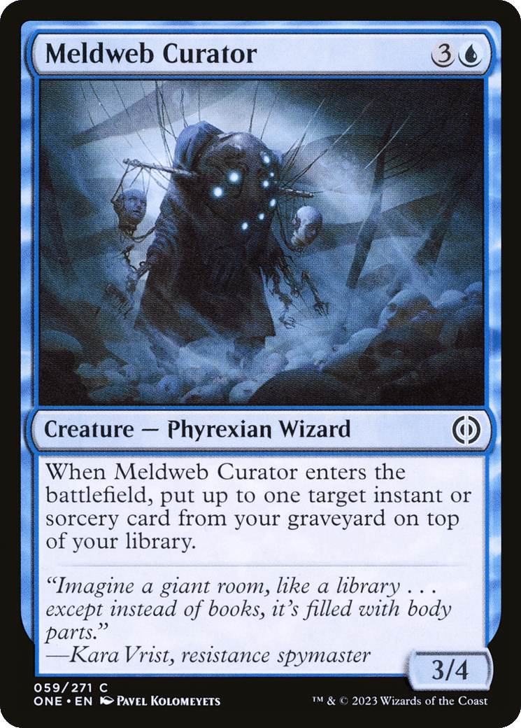 Meldweb Curator — Phyrexia: All Will Be One — Magic: The Gathering